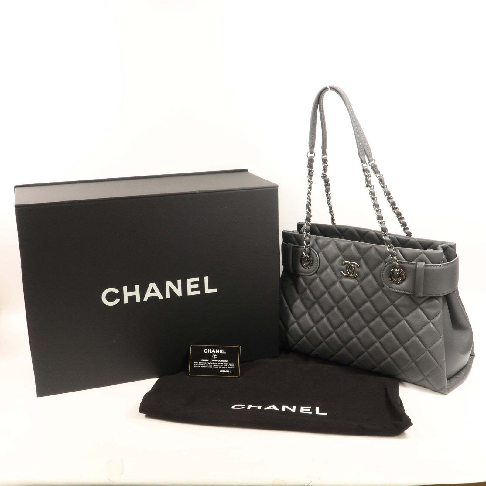 CHANEL 羊皮皮革Shoulder Bag鏈帶肩背袋