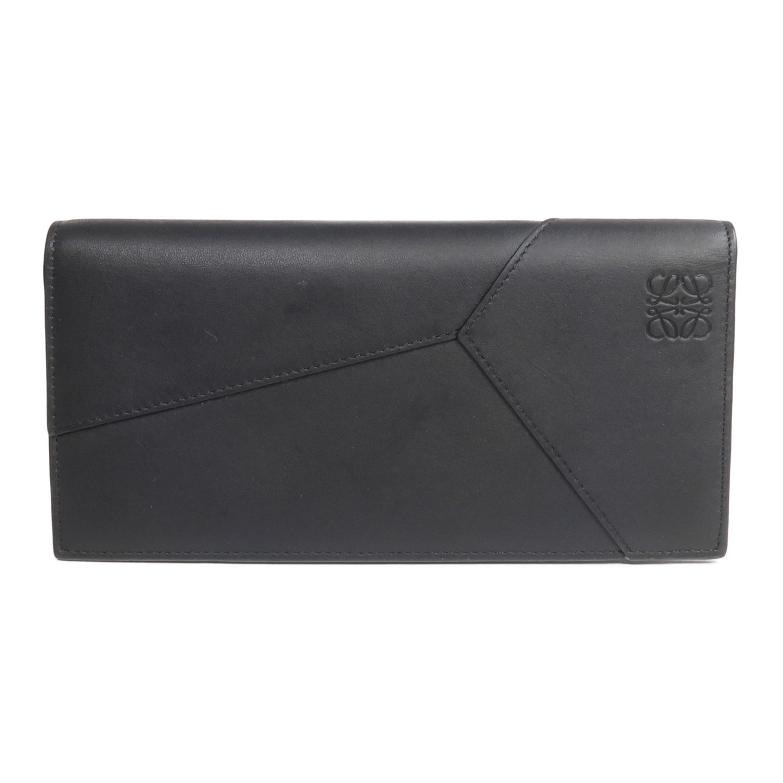 LOEWE 牛皮皮革Puzzle Long Horizontal Wallet長錢包