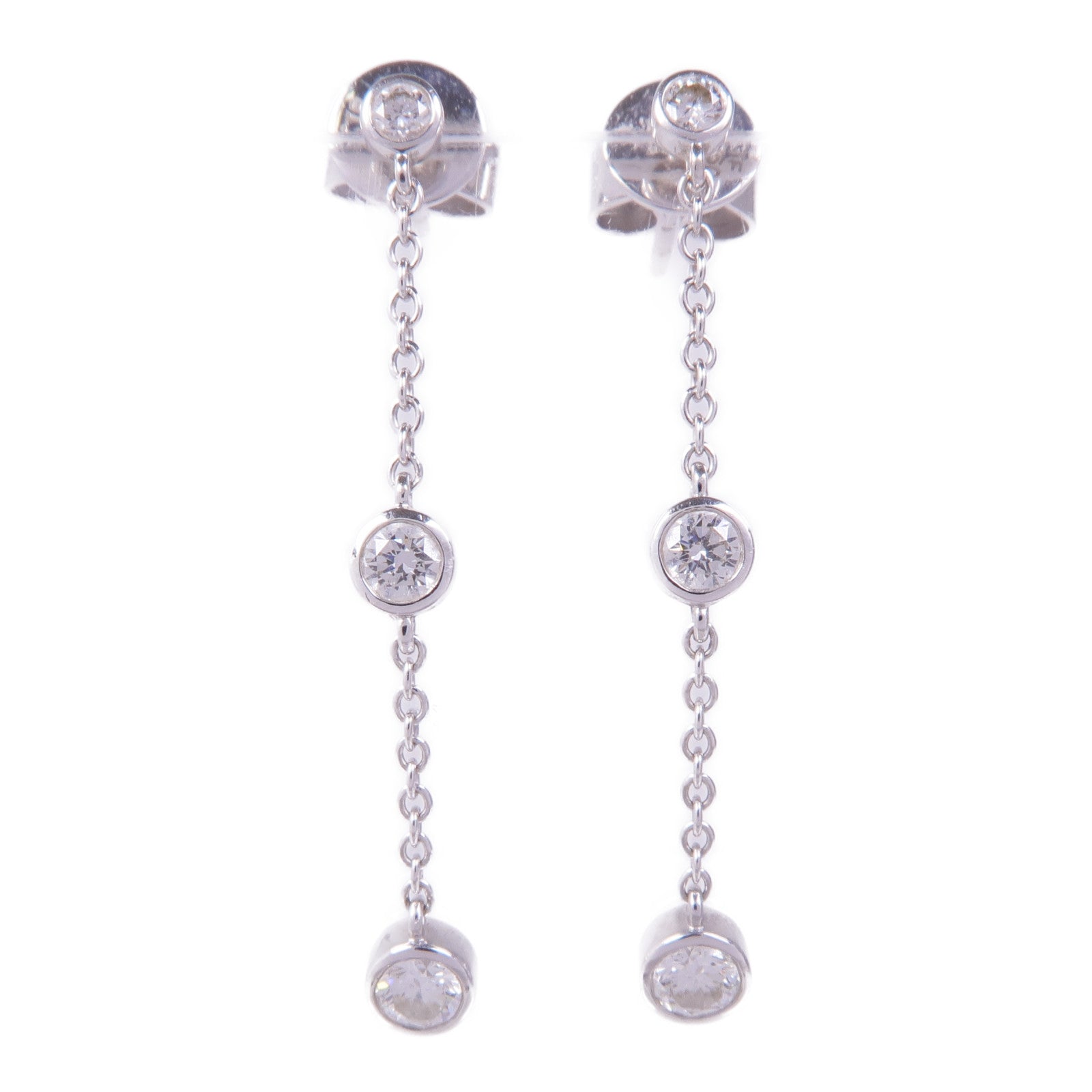 JEWELRY 18K白金Diamond Earrings鑽石耳環