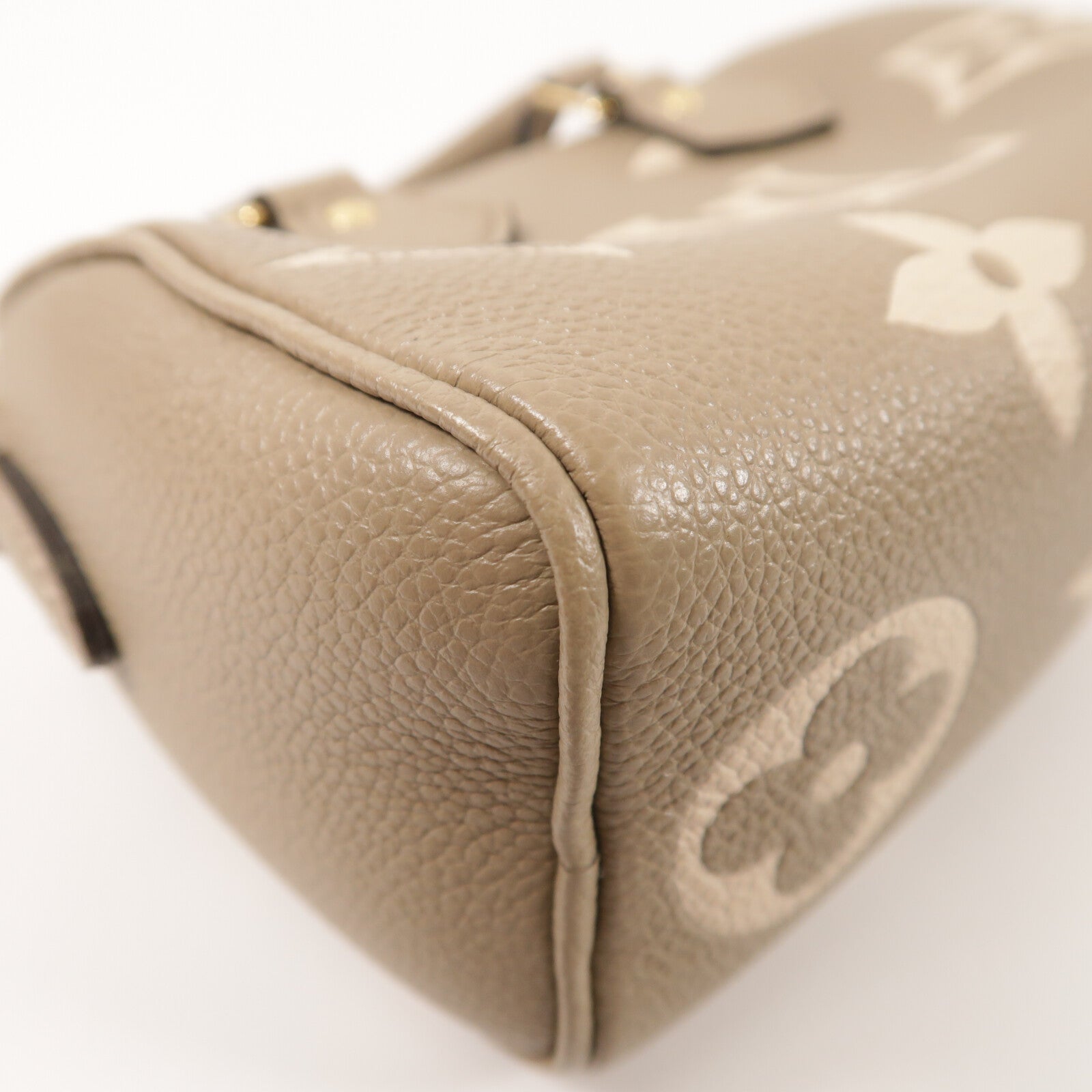 LOUIS VUITTON Monogram Empreinte Nano Speedy金扣手挽肩背兩用袋