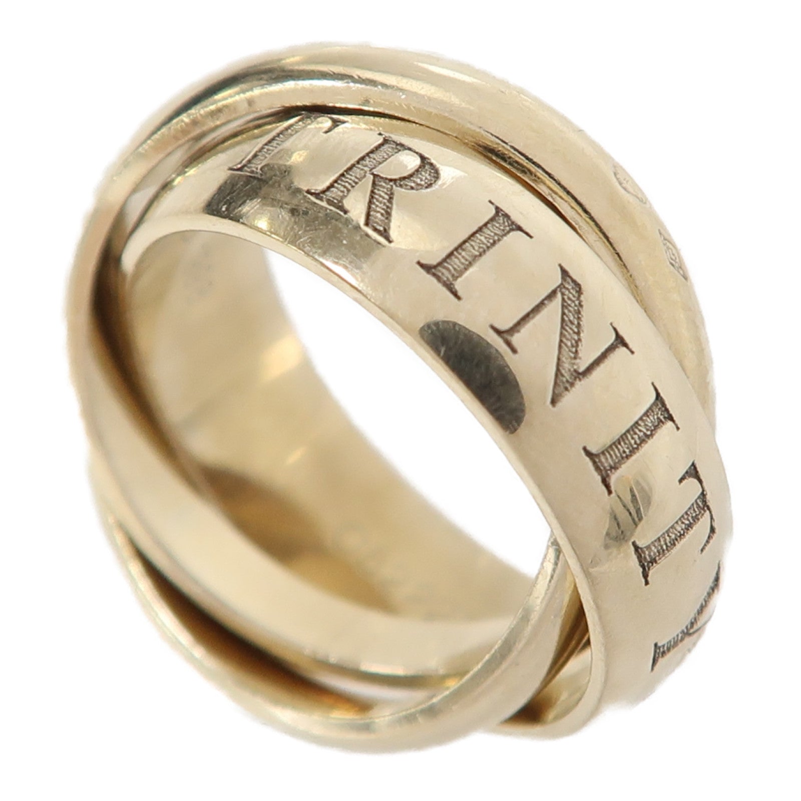 CARTIER 【激減優惠】18K金Vintage Trinity戒指US#3.5