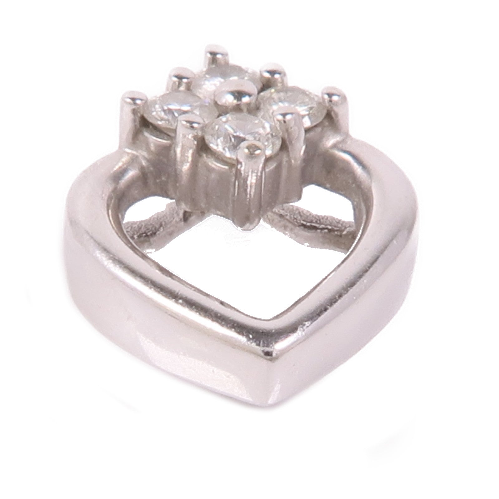 JEWELRY 18K白金Diamond Pendant Top鑽石吊墜