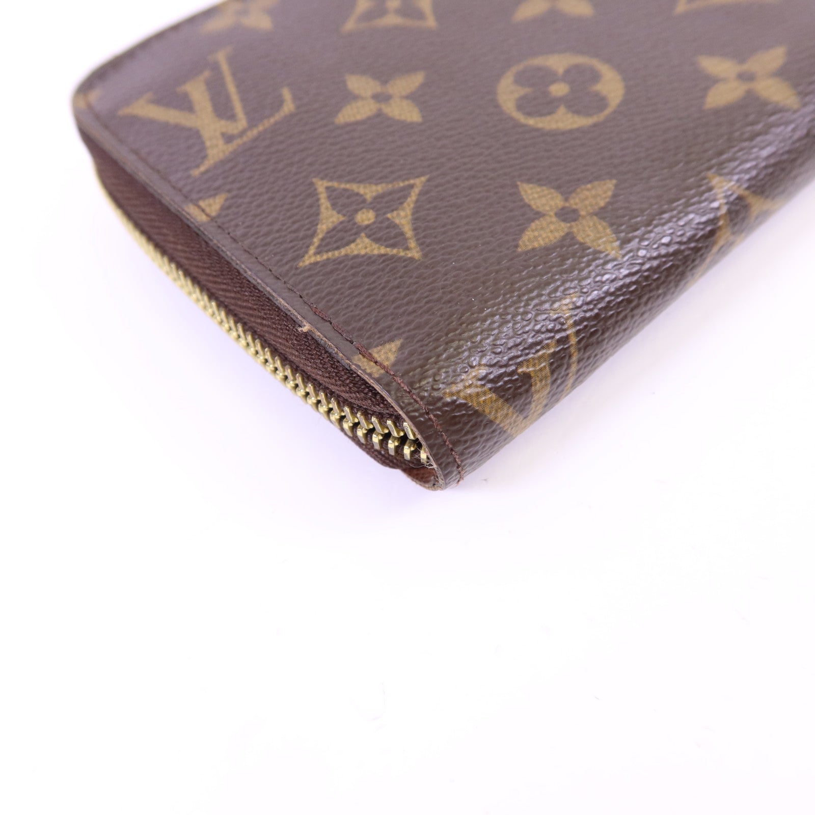 LOUIS VUITTON Monogram Zipper Long Wallet金扣長錢包