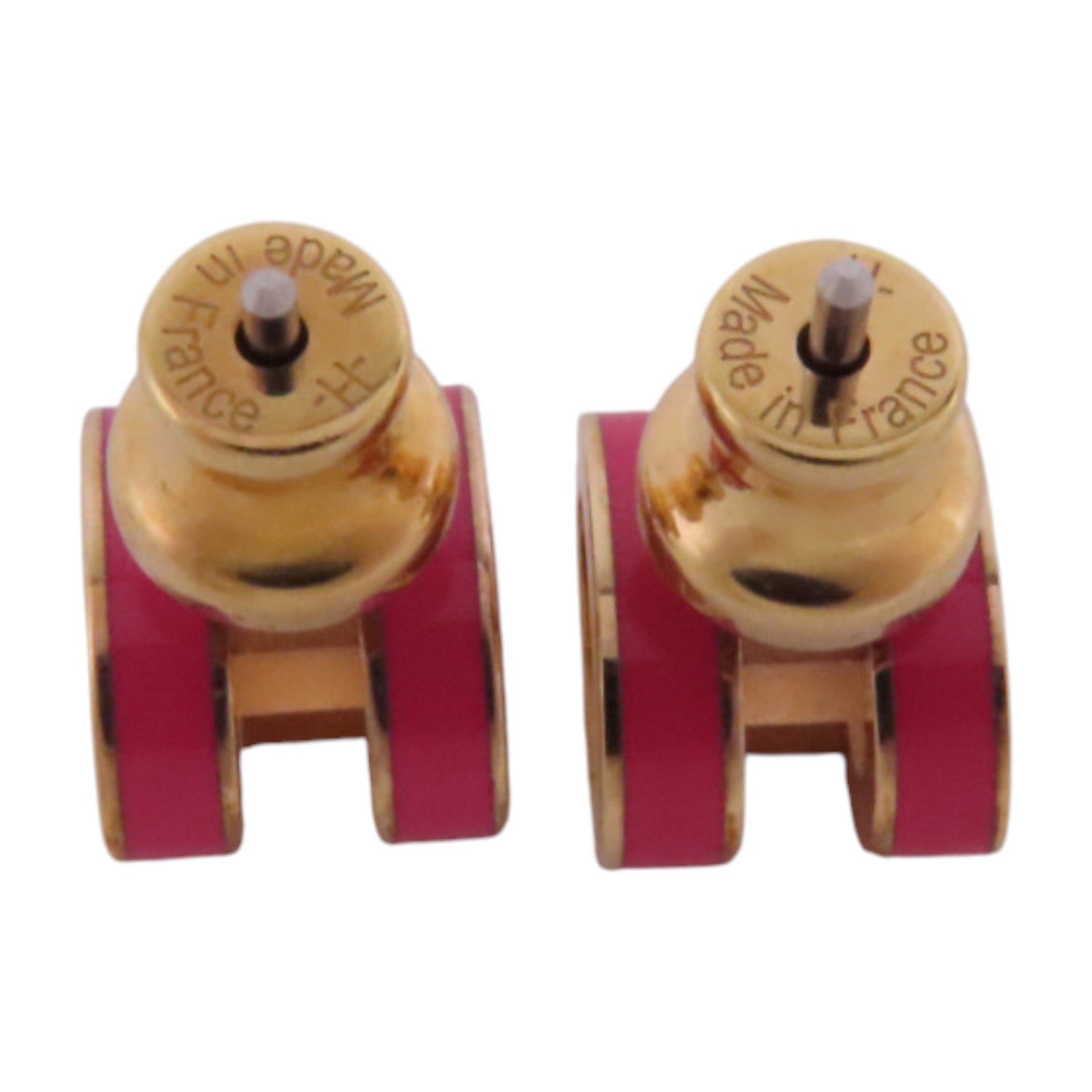 HERMES 金屬/琺瑯Pop H Earrings金扣耳環