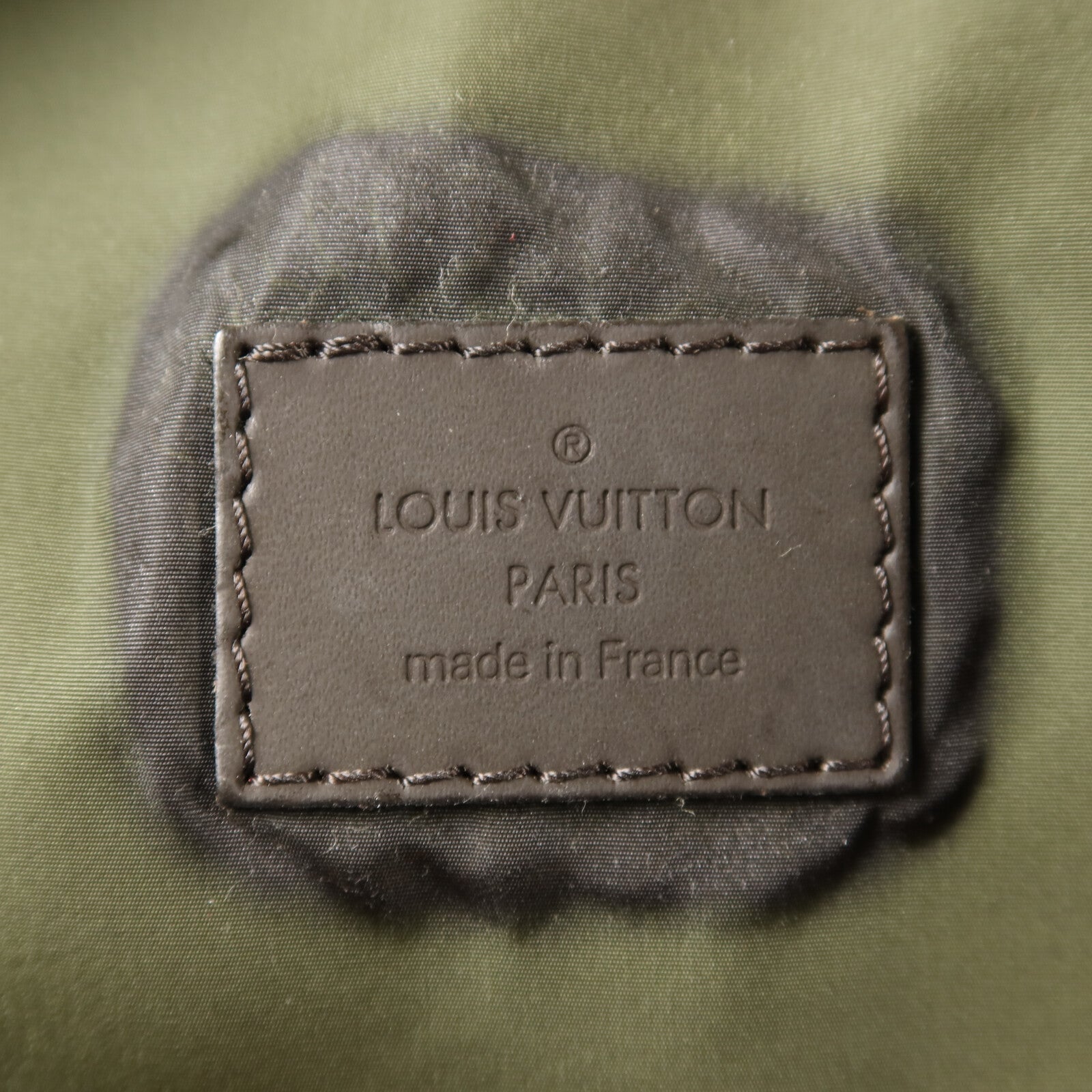 LOUIS VUITTON Damier Geant Albatross銀扣手挽肩背兩用袋