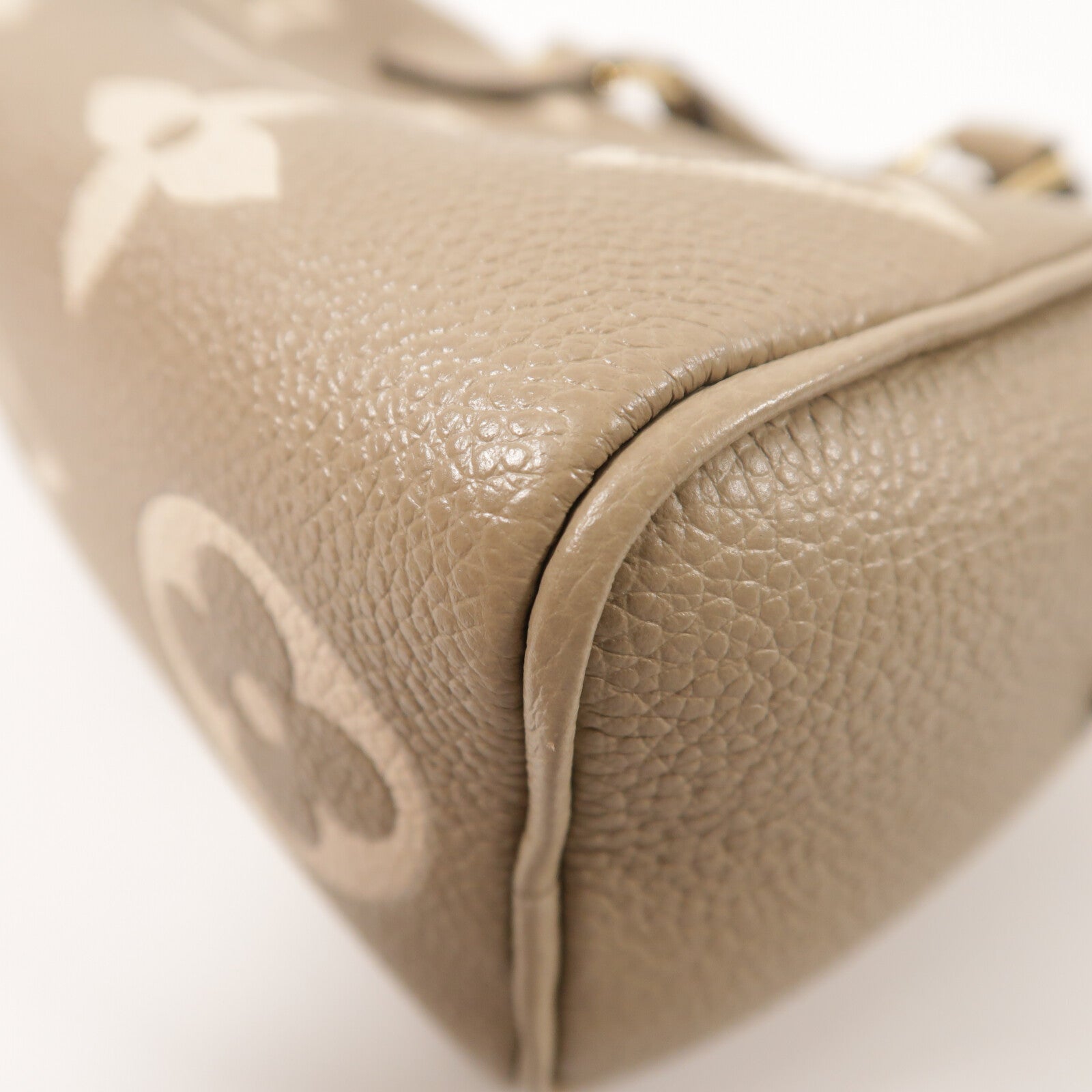 LOUIS VUITTON Monogram Empreinte Nano Speedy金扣手挽肩背兩用袋