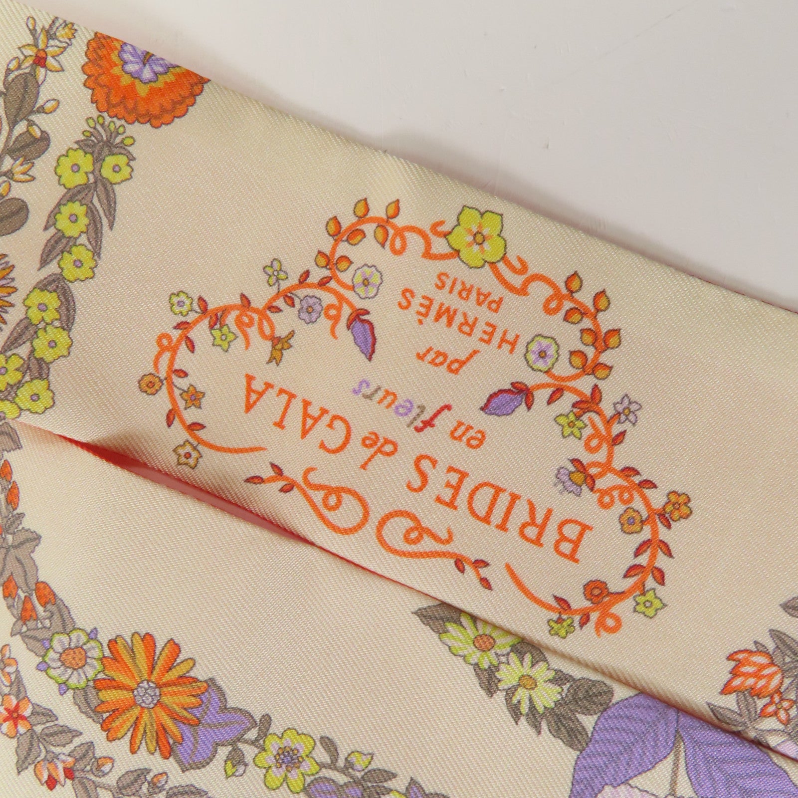 HERMES Twilly Scarf Scarves Silk Multicolor