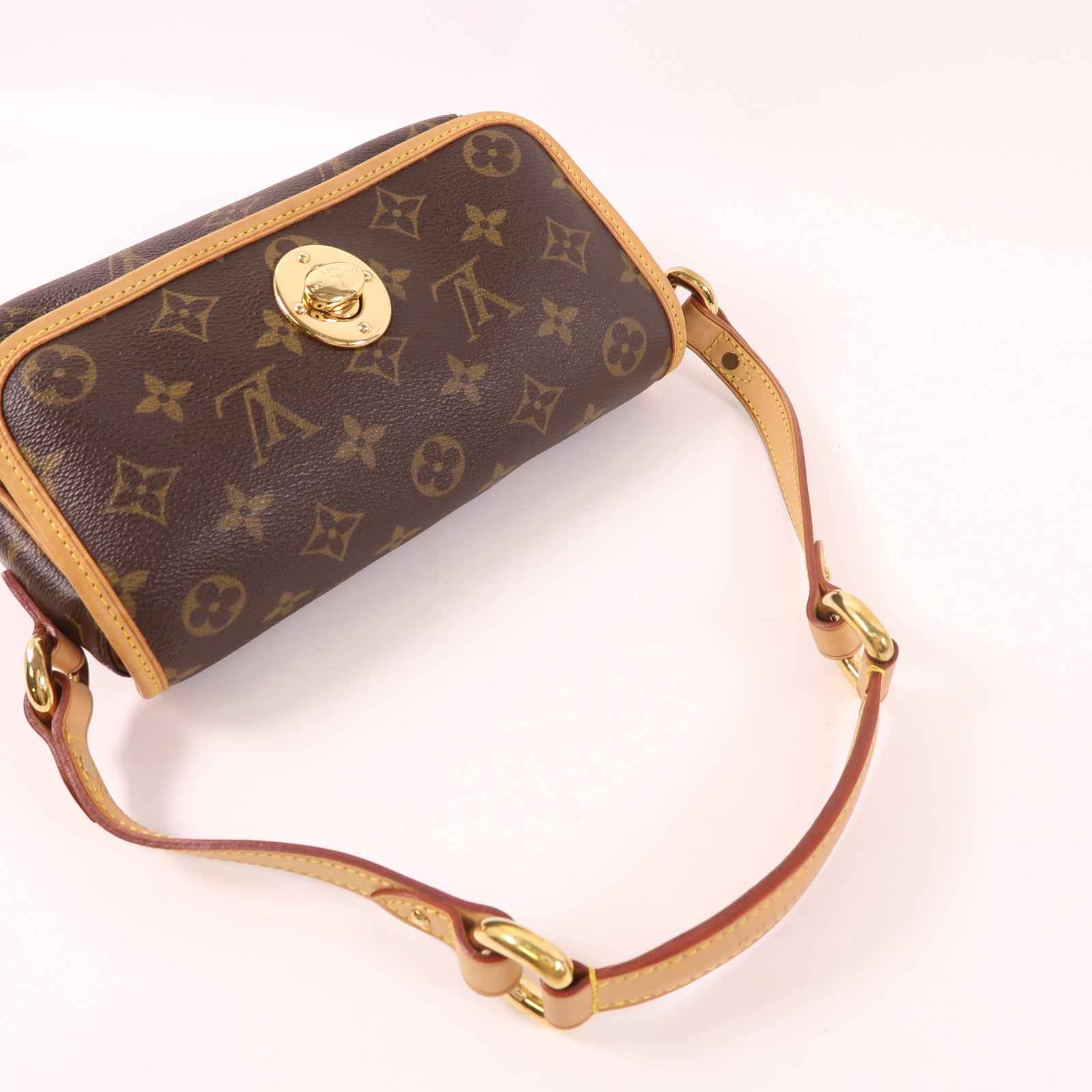 LOUIS VUITTON Monogram Tikal PM金扣肩背袋
