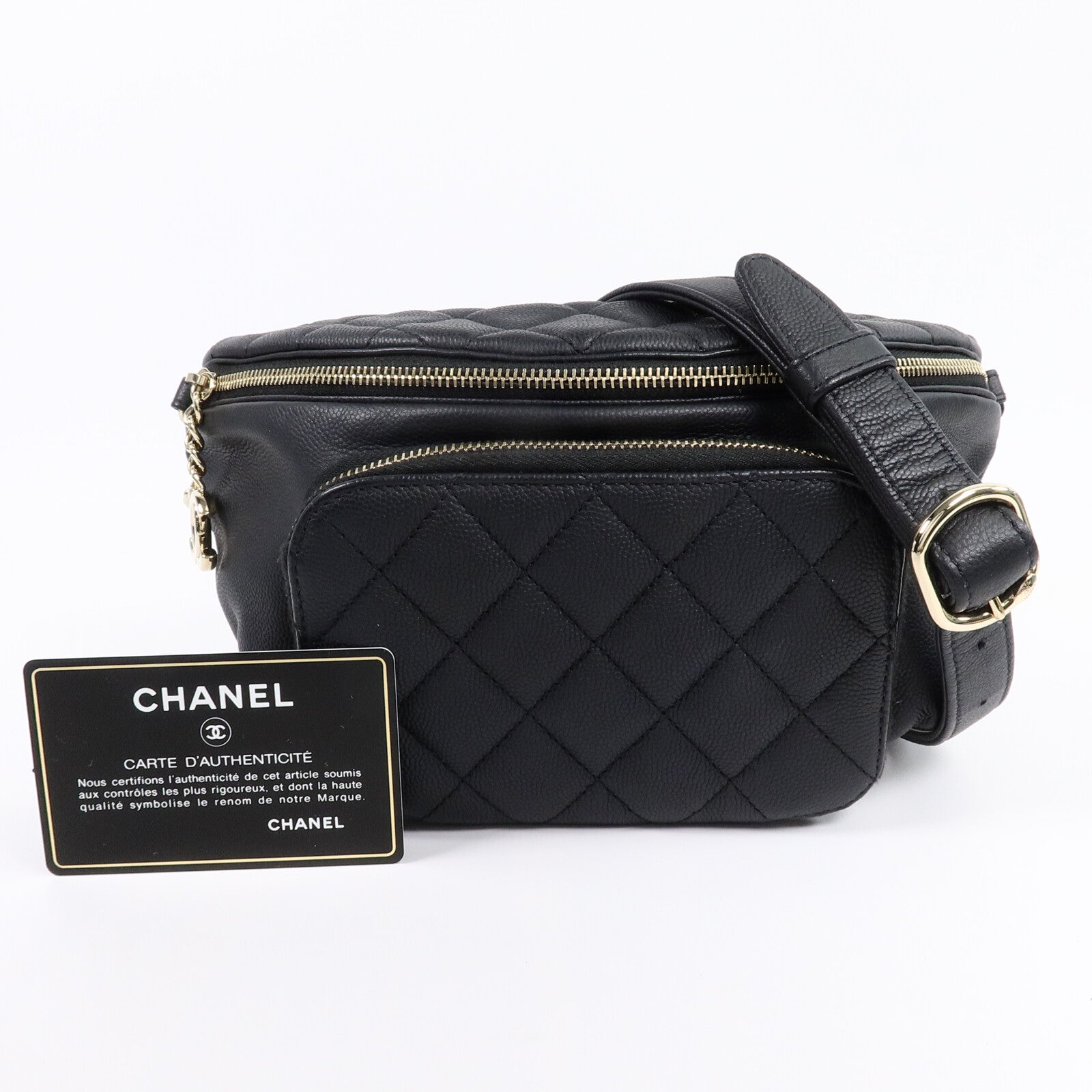 CHANEL 牛皮皮革Business Affinity Waist Bag腰包