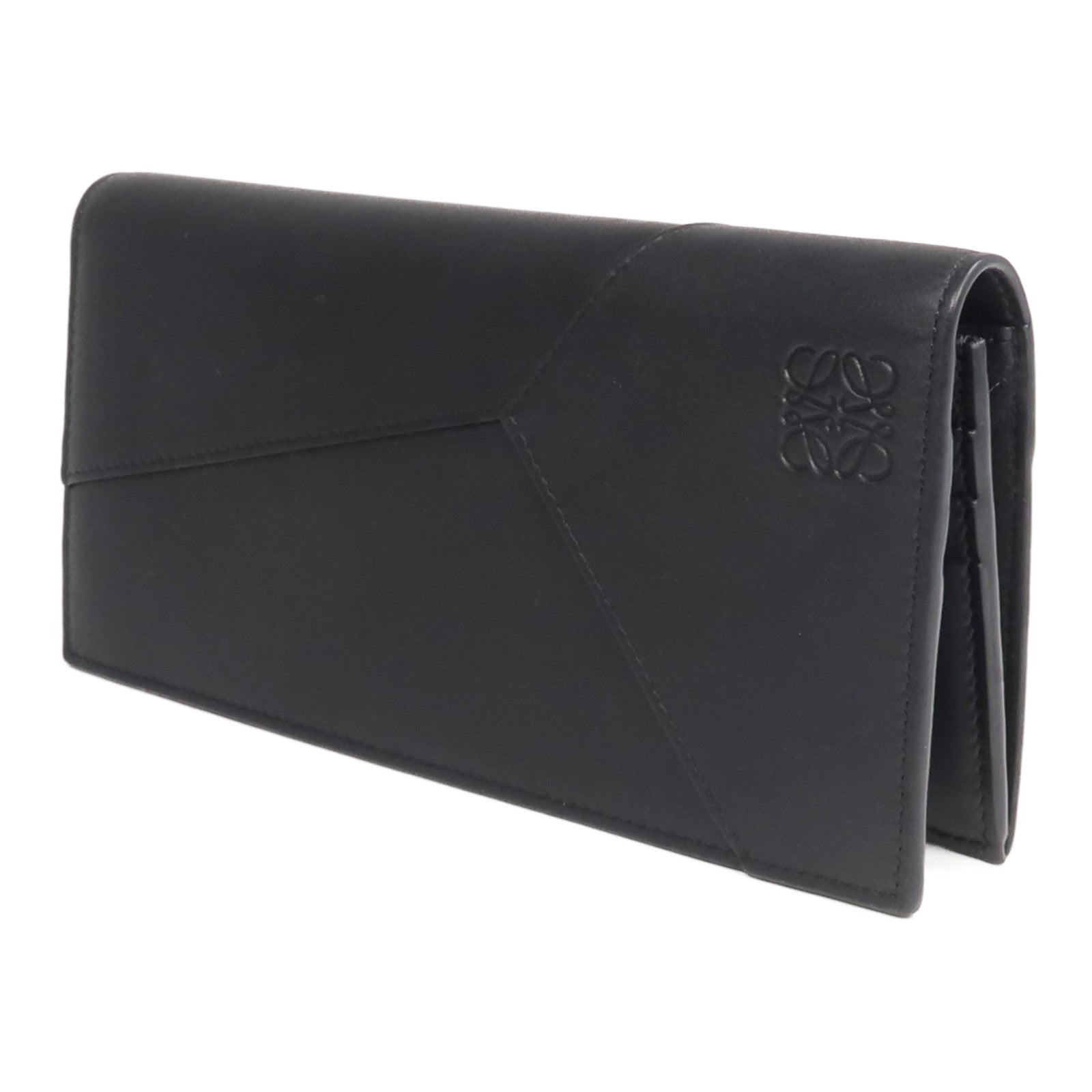 LOEWE 牛皮皮革Puzzle Long Horizontal Wallet長錢包