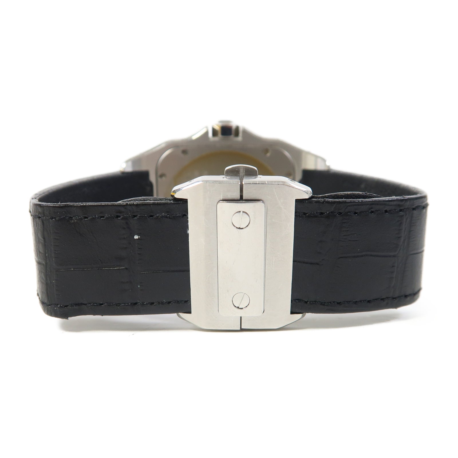 CARTIER Santos 100不鏽鋼手錶自動機芯銀色