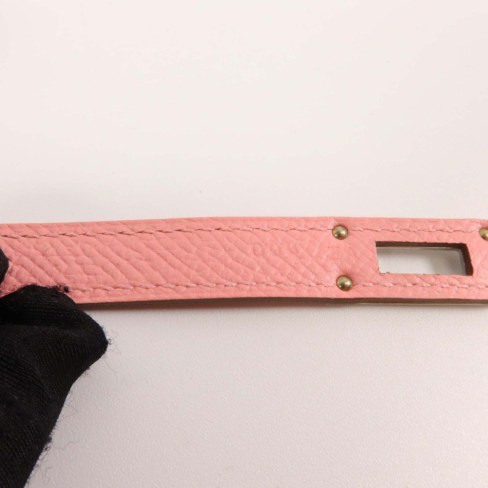 HERMES Epsom皮革Kelly Wallet M錢包Rose Confetti