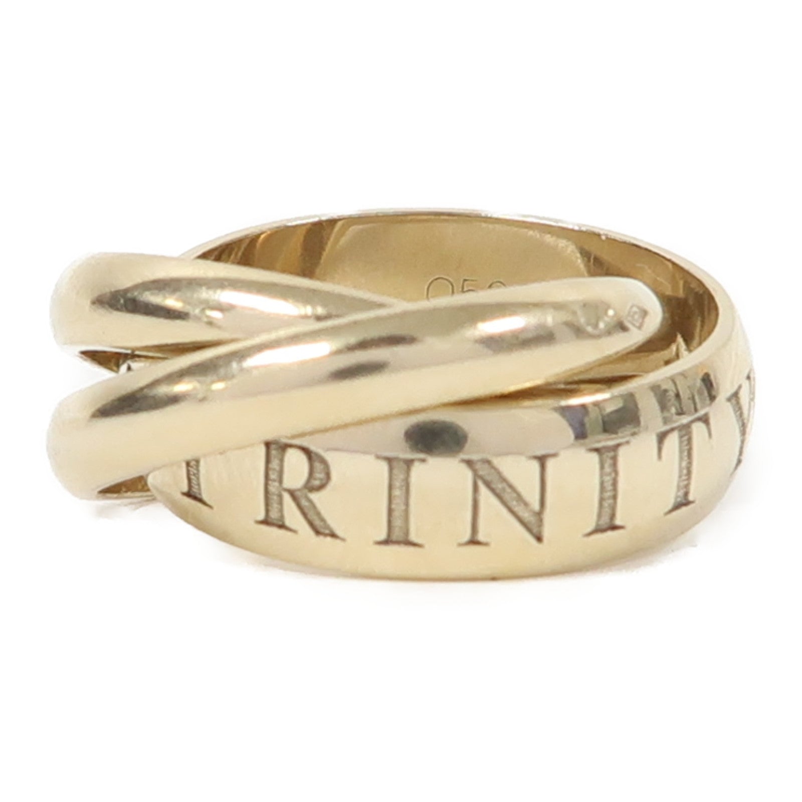 CARTIER 【激減優惠】18K金Vintage Trinity戒指US#3.5