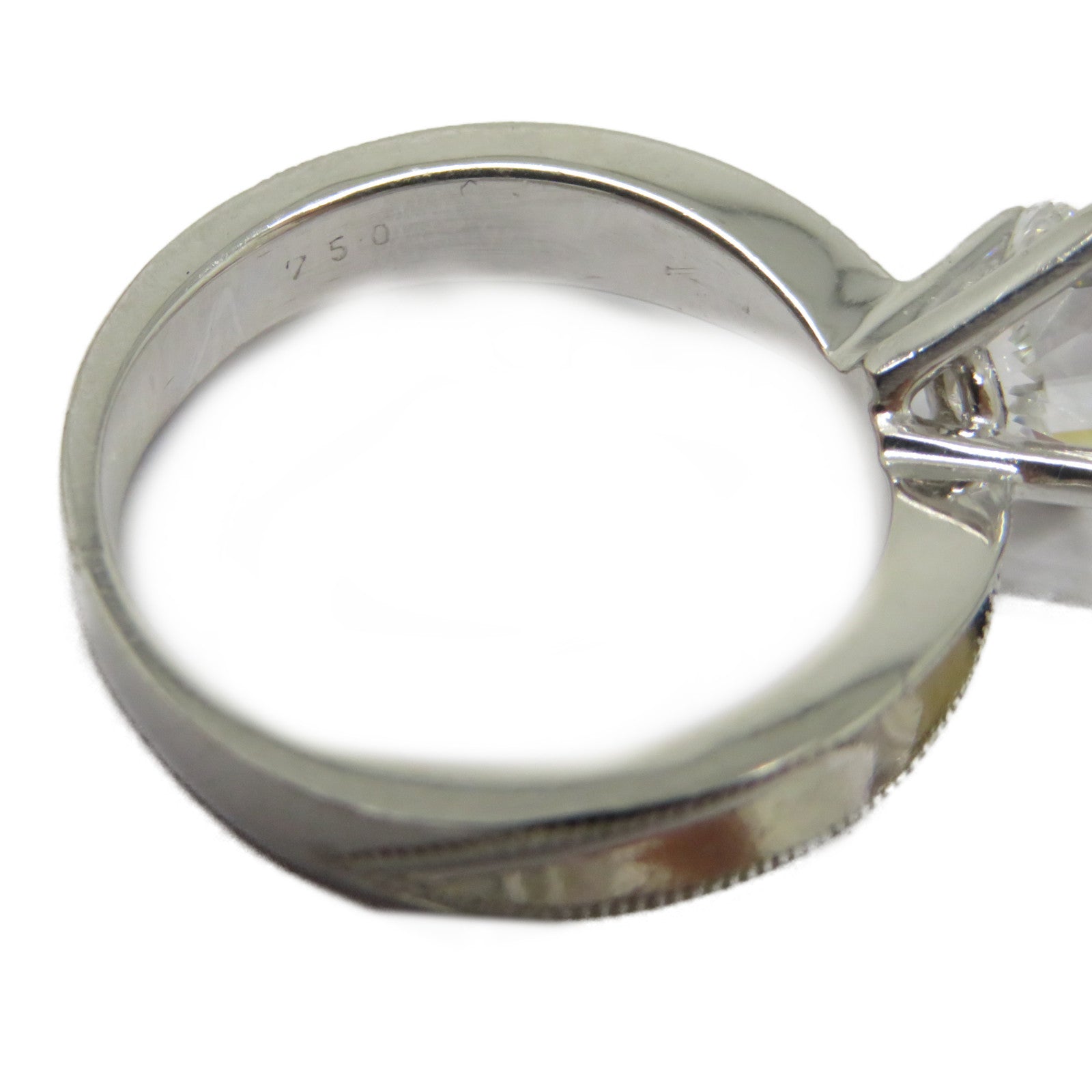 JEWELRY 【激減優惠】18K白金Diamond Ring 1.0ct鑽石戒指US#3.5