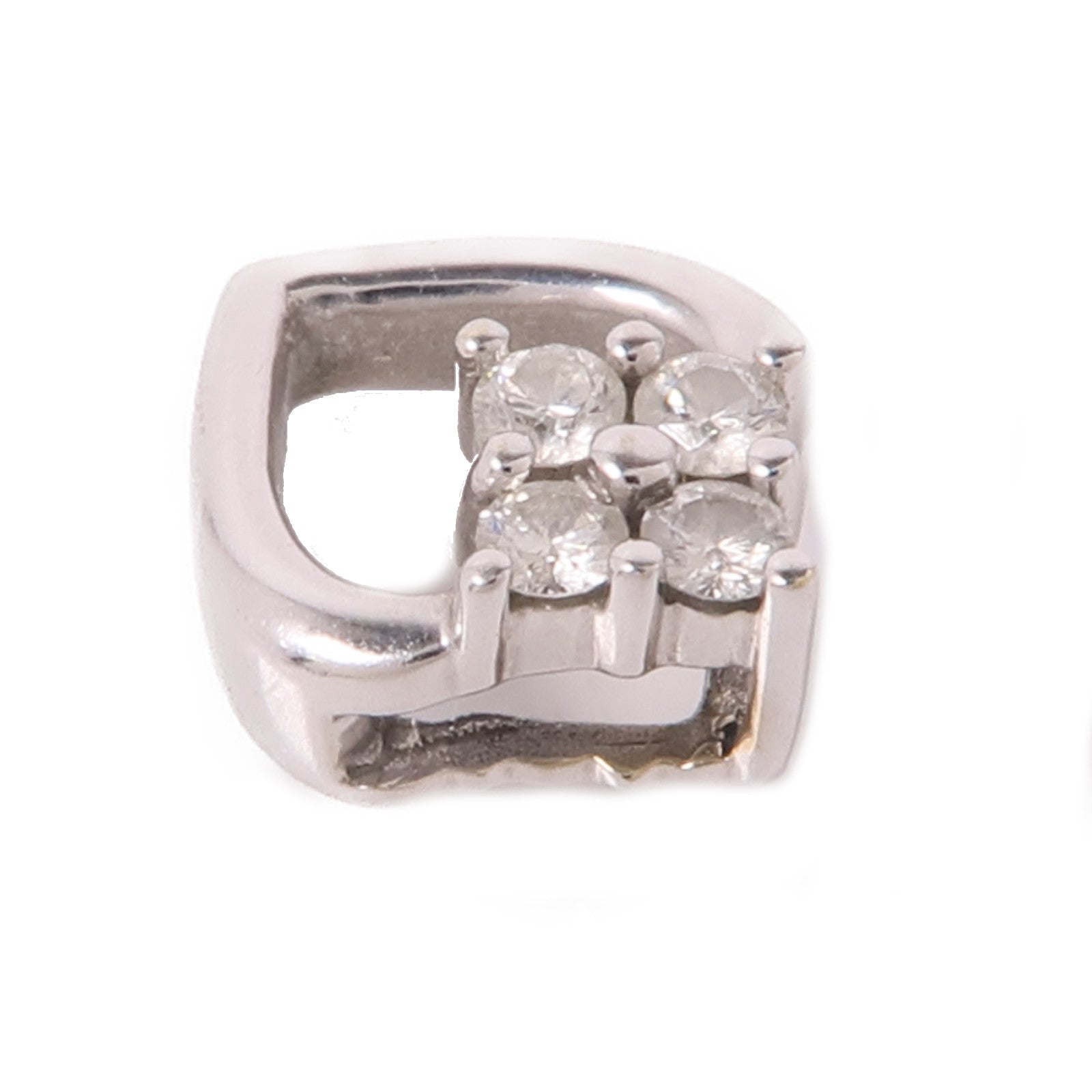 JEWELRY 18K白金Diamond Pendant Top鑽石吊墜