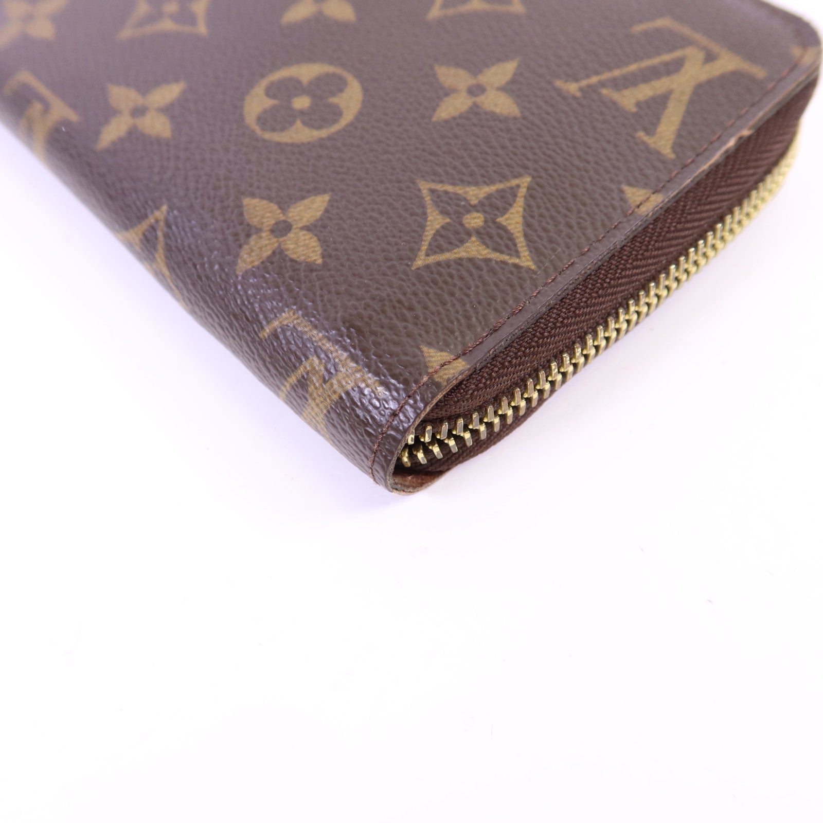 LOUIS VUITTON Monogram Zipper Long Wallet金扣長錢包