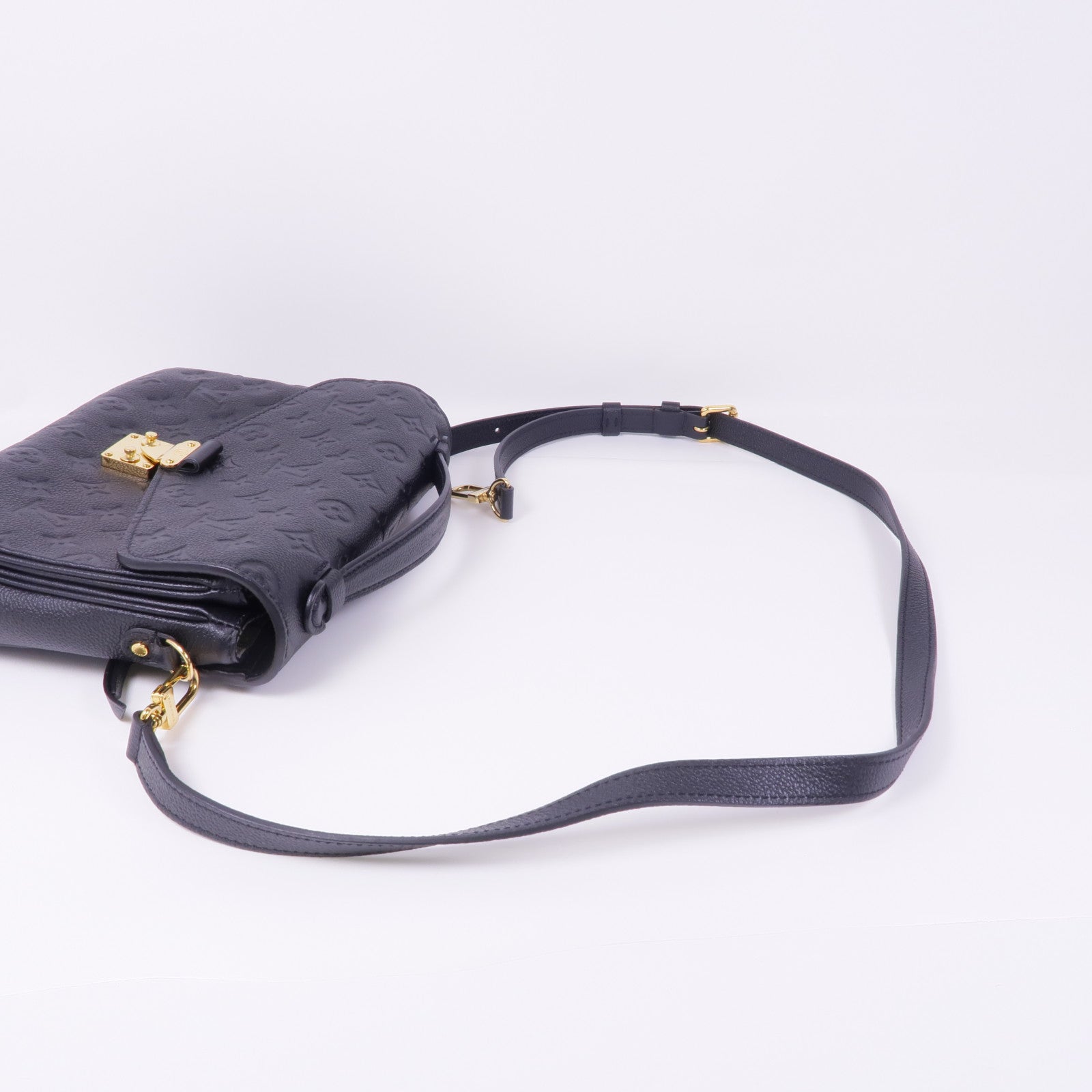 LOUIS VUITTON Monogram Empreinte Pochette Metis金扣手挽肩背兩用袋