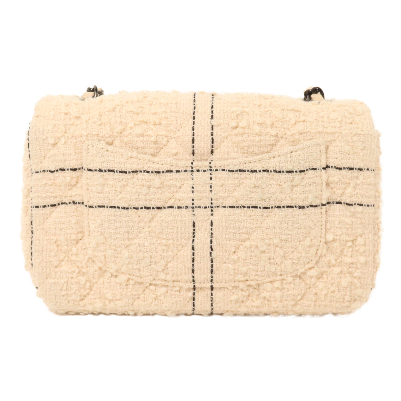 CHANEL Tweed Mini Classic 20鏈帶肩背袋