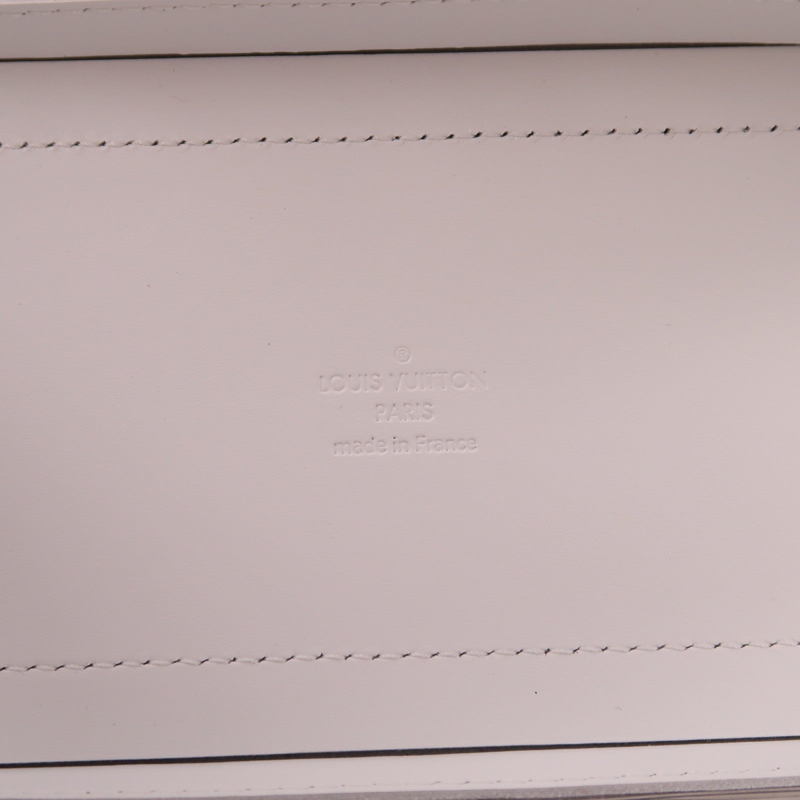 LOUIS VUITTON PVC Soft Trunk肩背袋白色