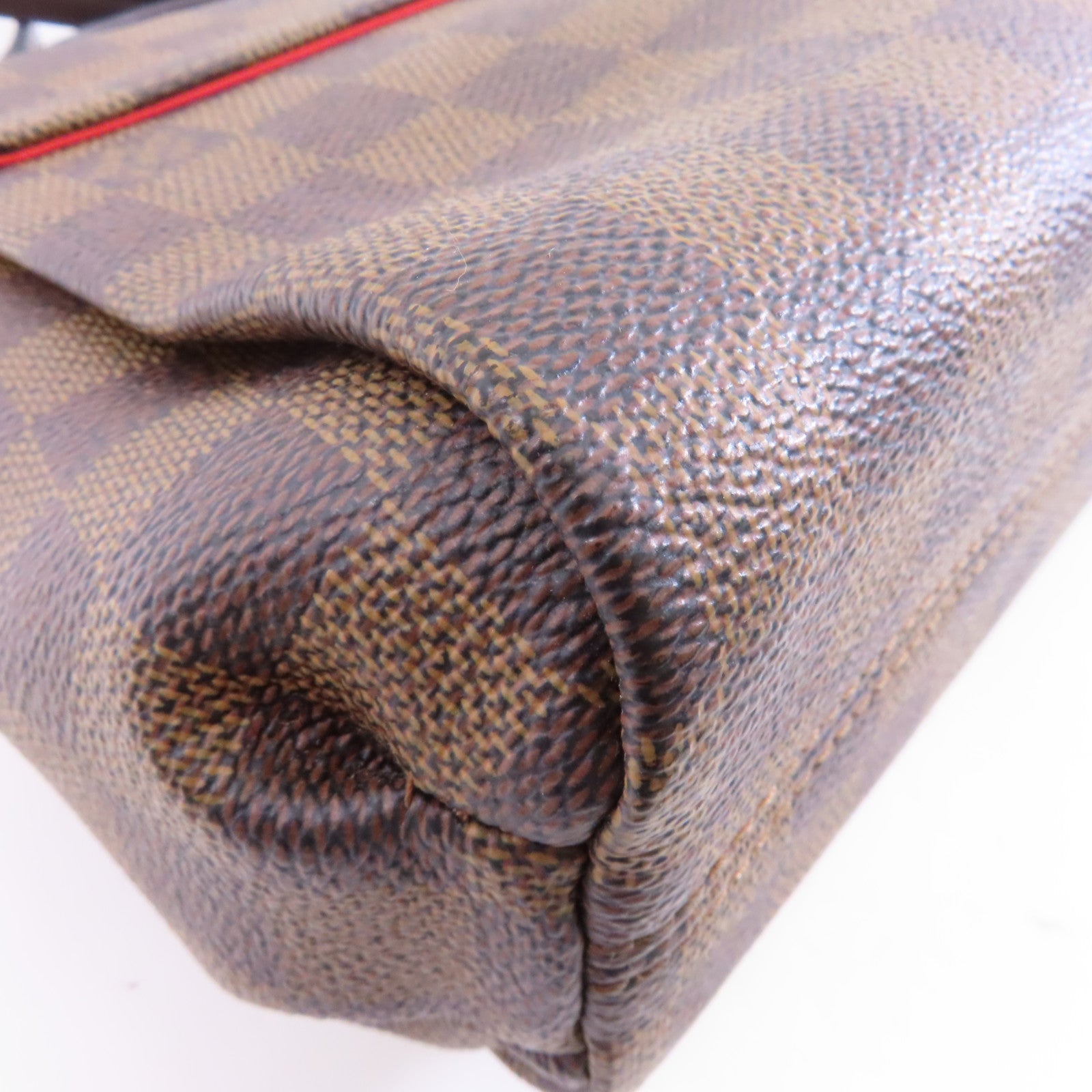 LOUIS VUITTON 【激減優惠】Damier Croisette金扣手挽肩背兩用袋棕色