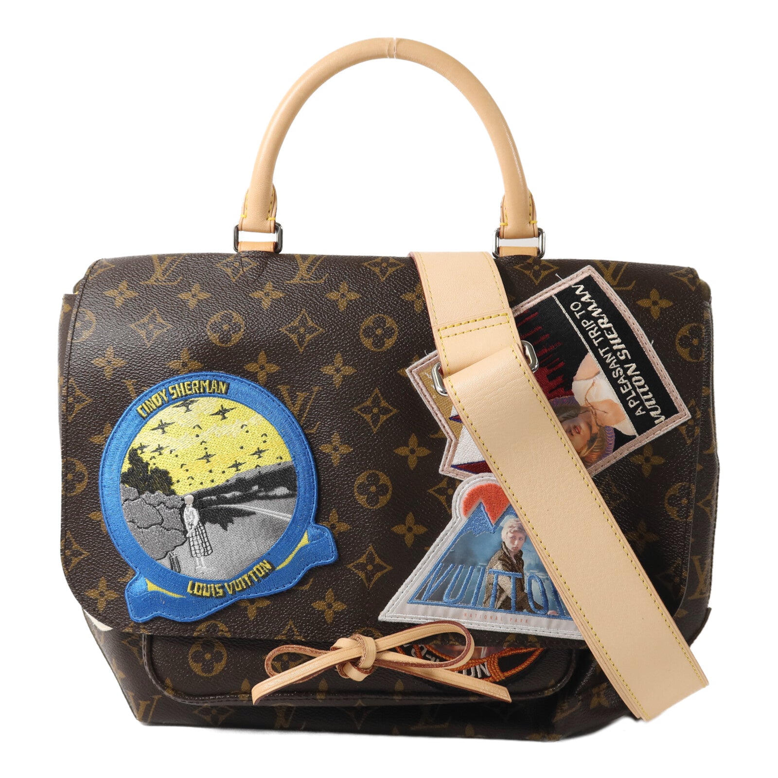 LOUIS VUITTON Monogram Cindy Sherman Camera Messenger手挽肩背兩用袋