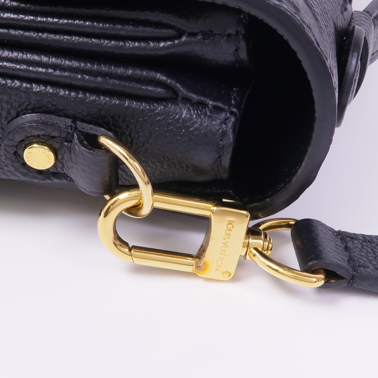 LOUIS VUITTON Monogram Empreinte Pochette Metis金扣手挽肩背兩用袋