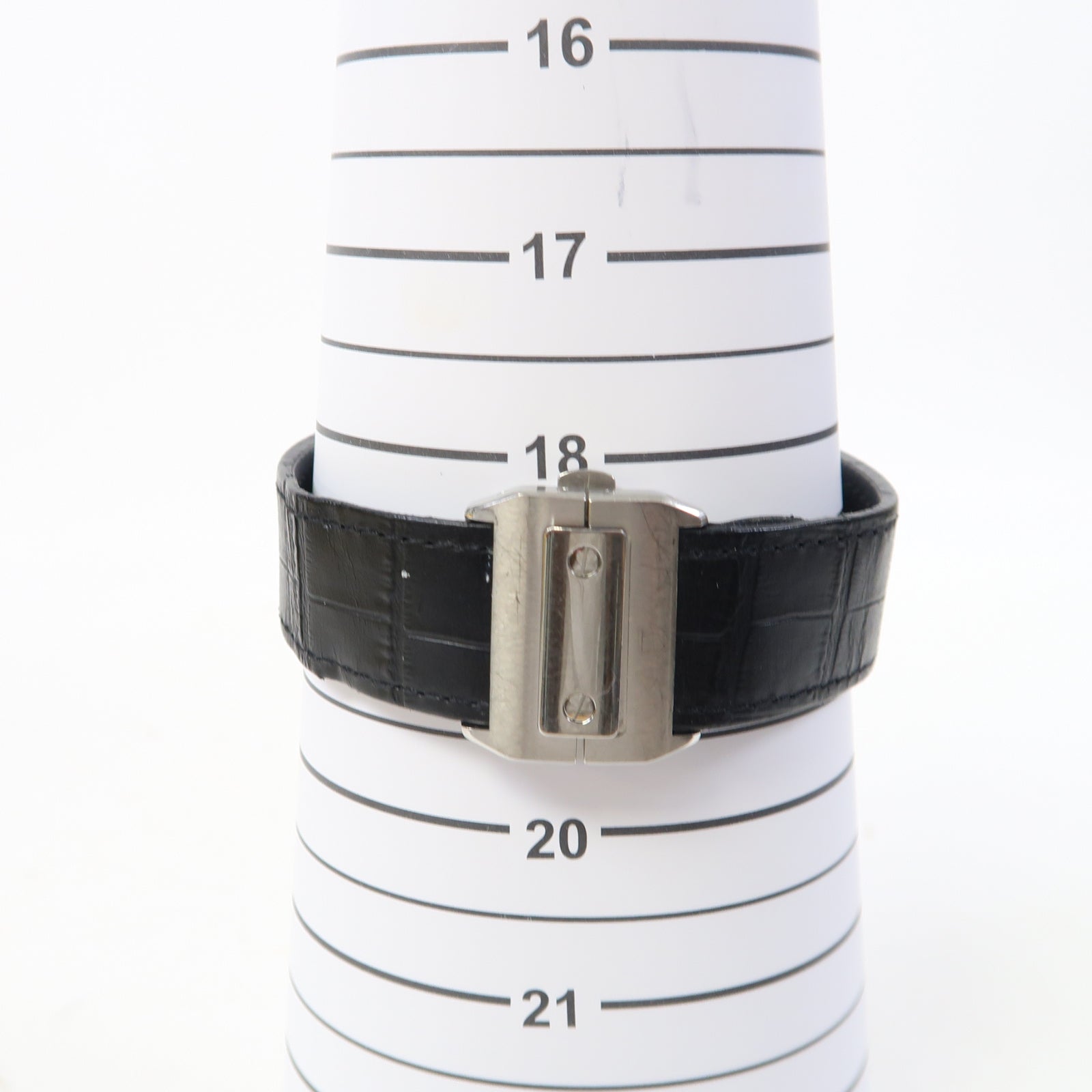 CARTIER Santos 100不鏽鋼手錶自動機芯銀色