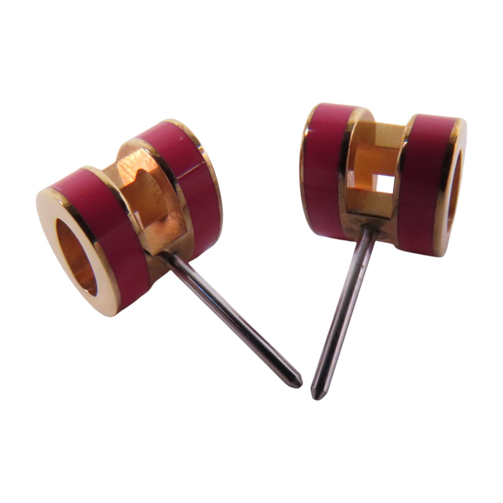 HERMES 金屬/琺瑯Pop H Earrings金扣耳環