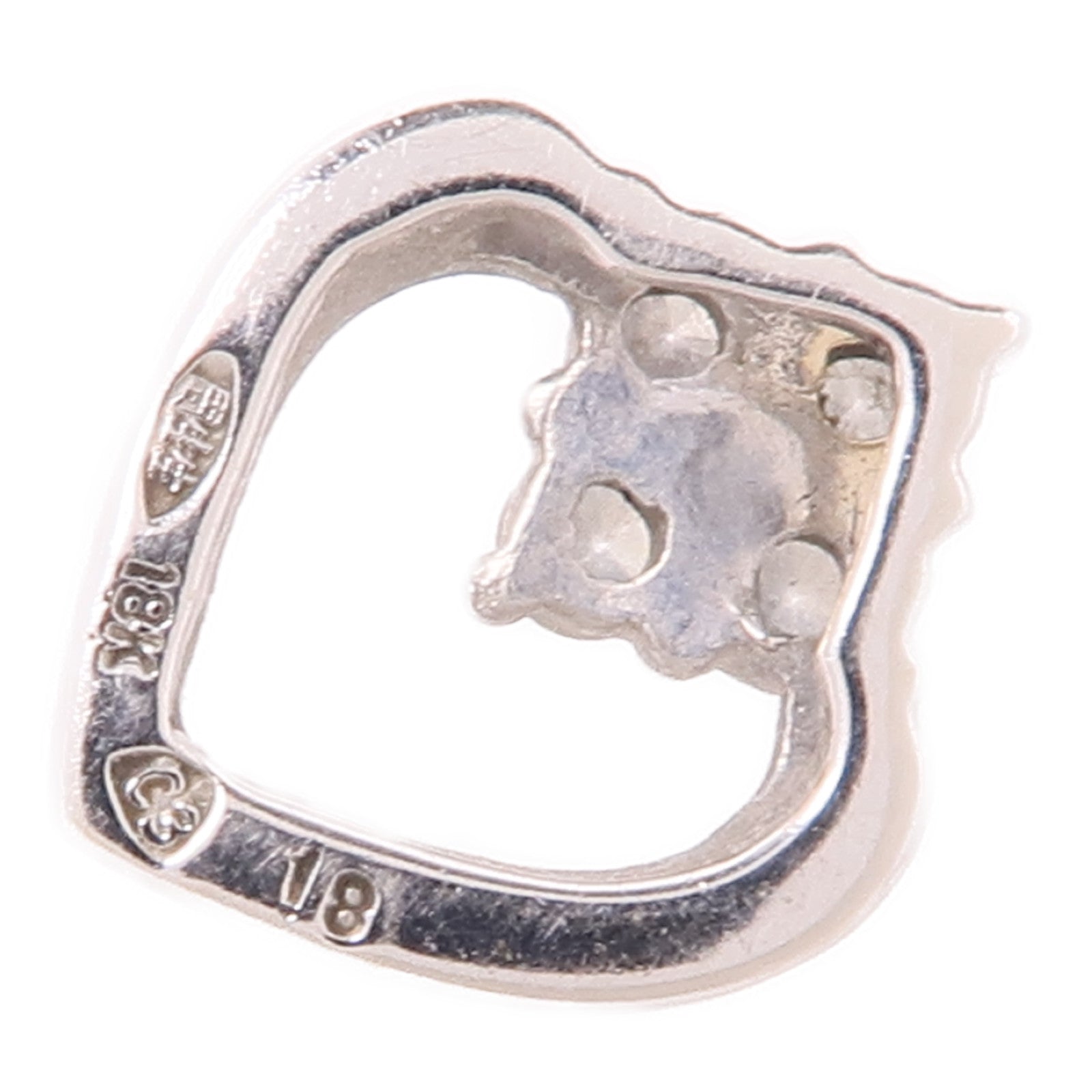 JEWELRY 18K白金Diamond Pendant Top鑽石吊墜