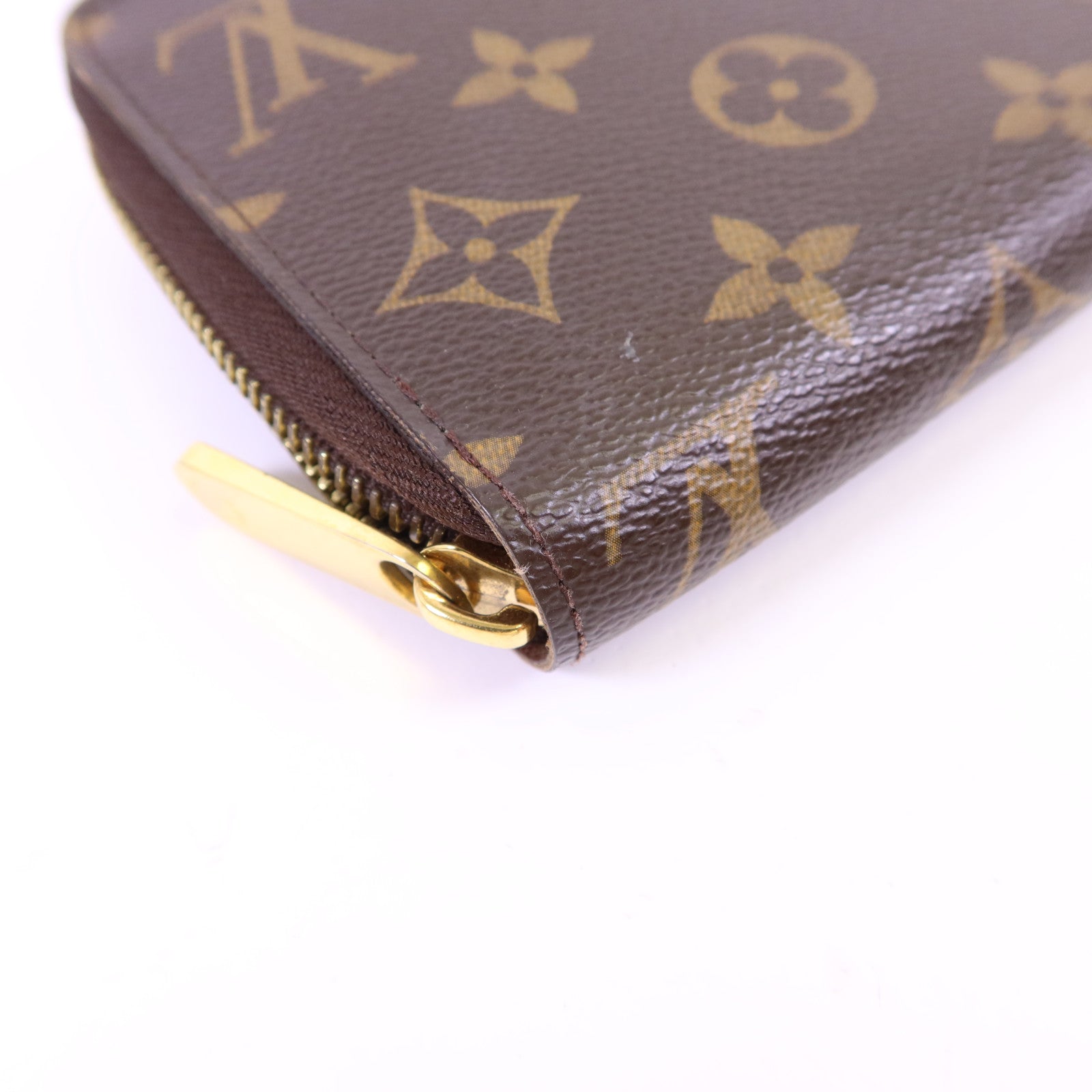 LOUIS VUITTON Monogram Zipper Long Wallet金扣長錢包