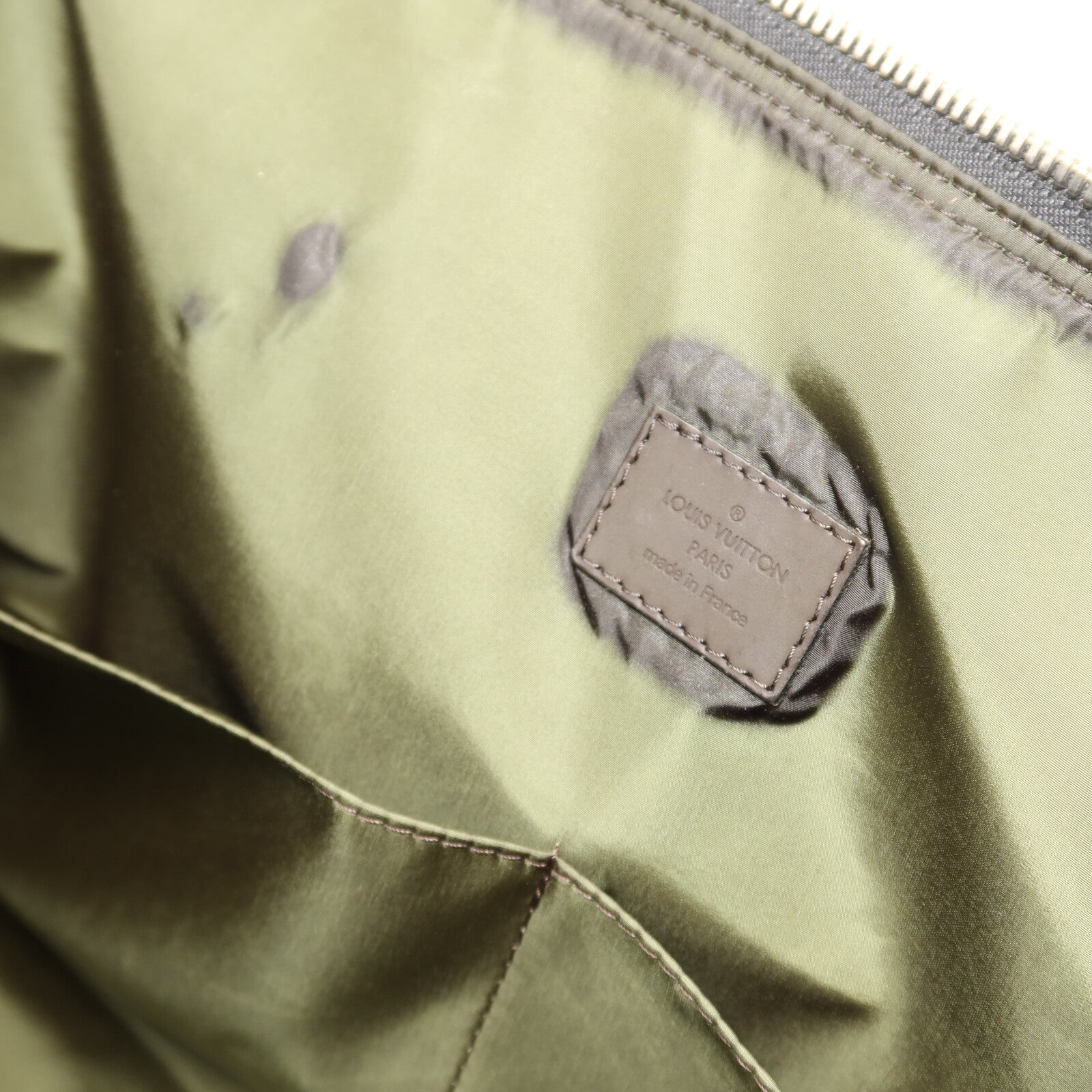LOUIS VUITTON Damier Geant Albatross銀扣手挽肩背兩用袋
