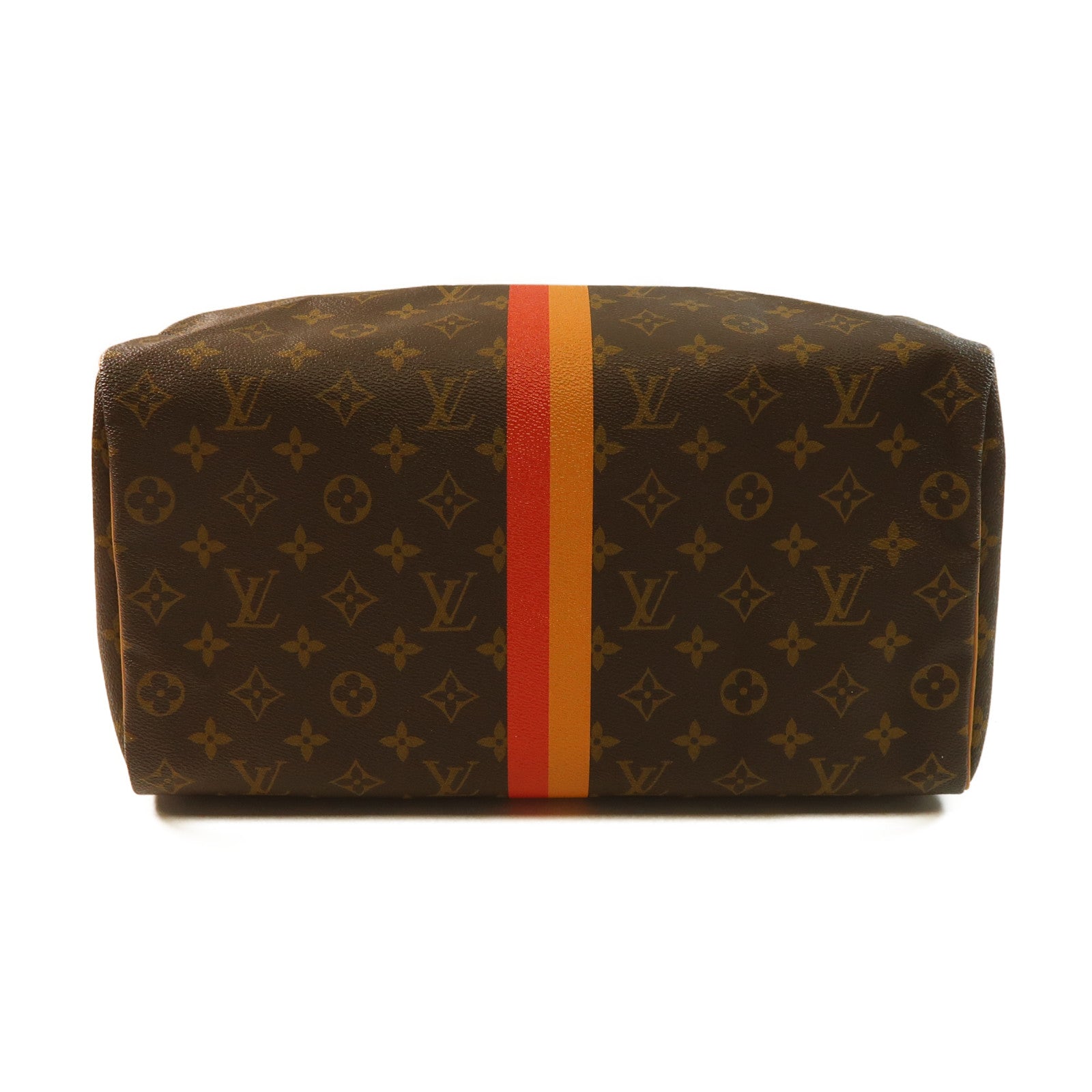 LOUIS VUITTON Monogram Speedy 35金扣手挽袋啡色
