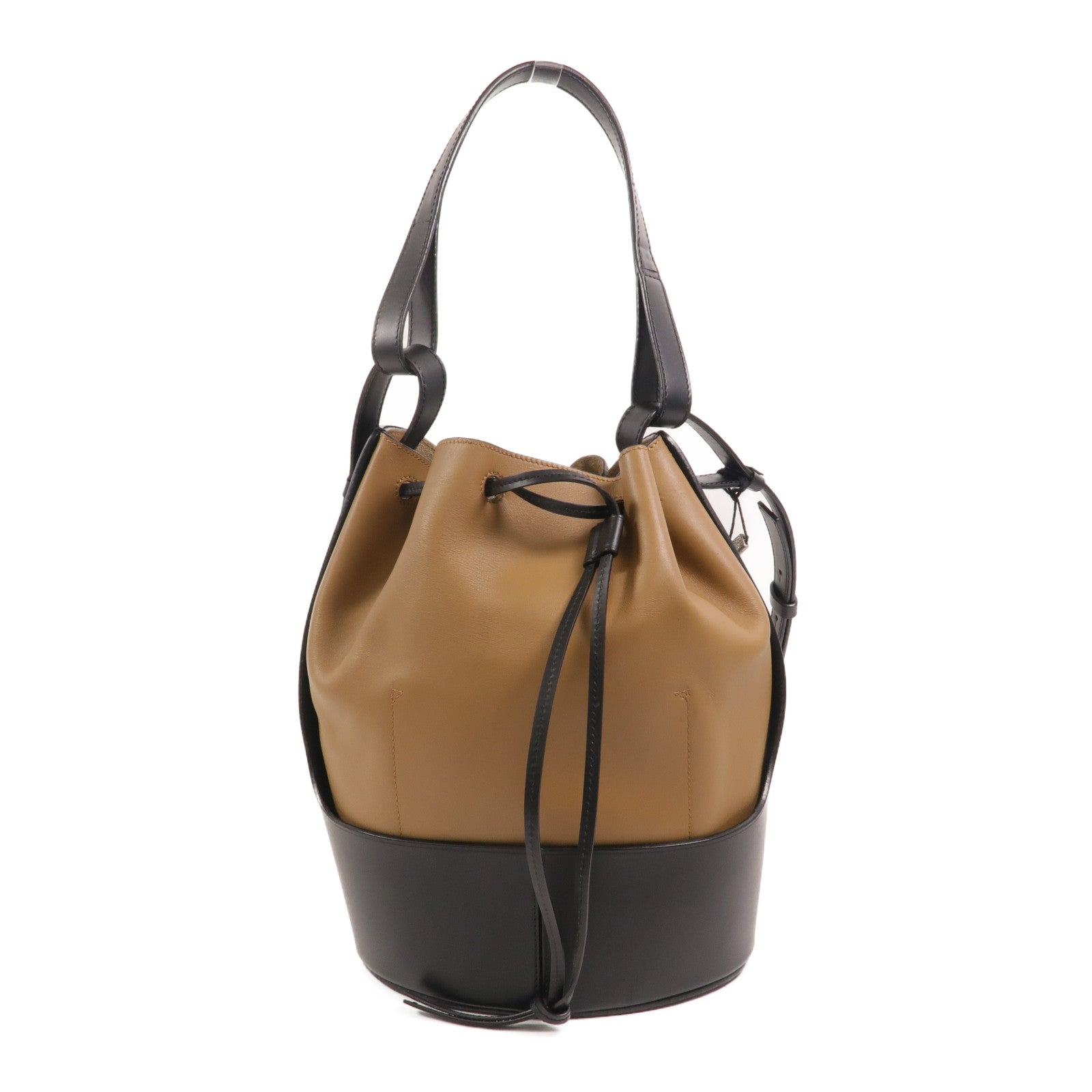 LOEWE 牛皮皮革Balloon Bucket Medium手挽肩背兩用袋