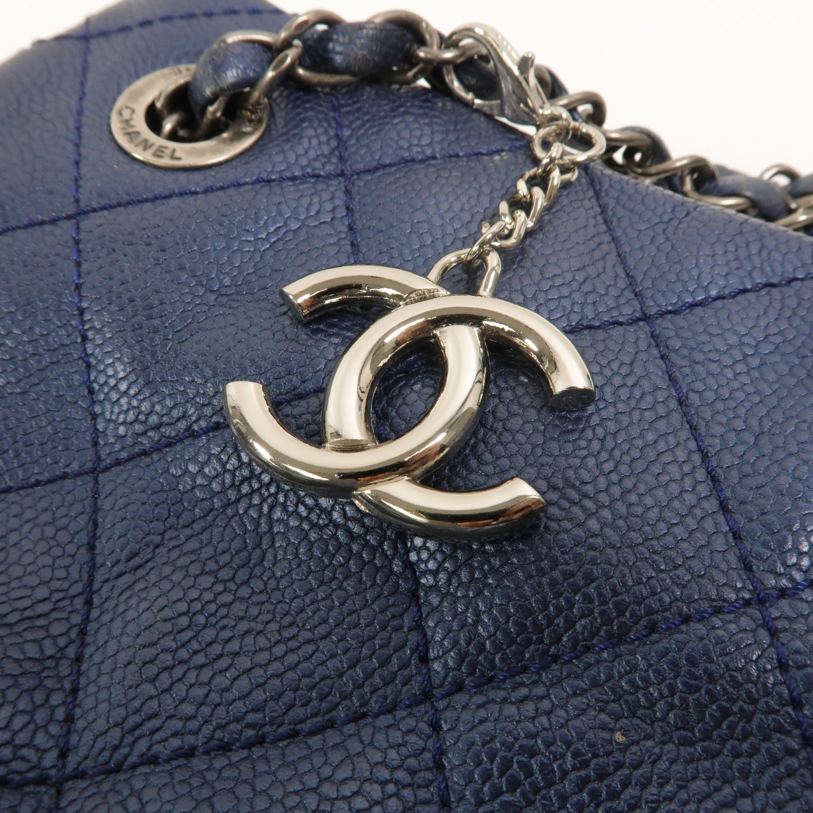 CHANEL 牛皮皮革Chain Shoulder鏈帶肩背袋