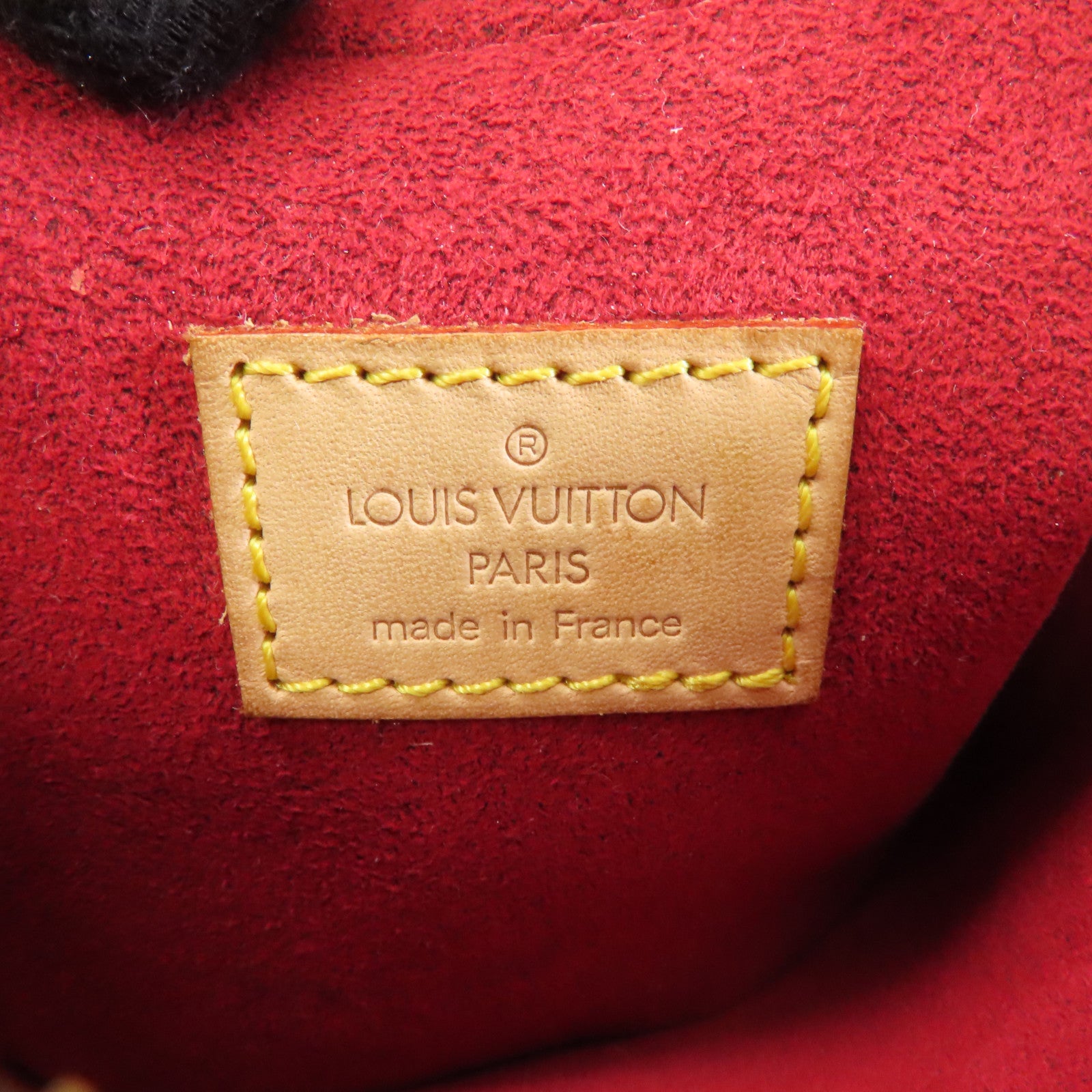LOUIS VUITTON Monogram Croissant MM金扣肩背袋棕色