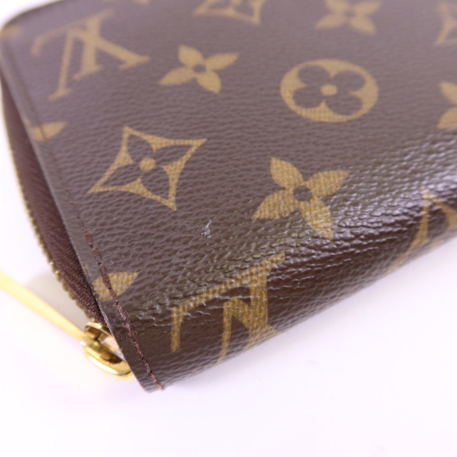 LOUIS VUITTON Monogram Zipper Long Wallet金扣長錢包
