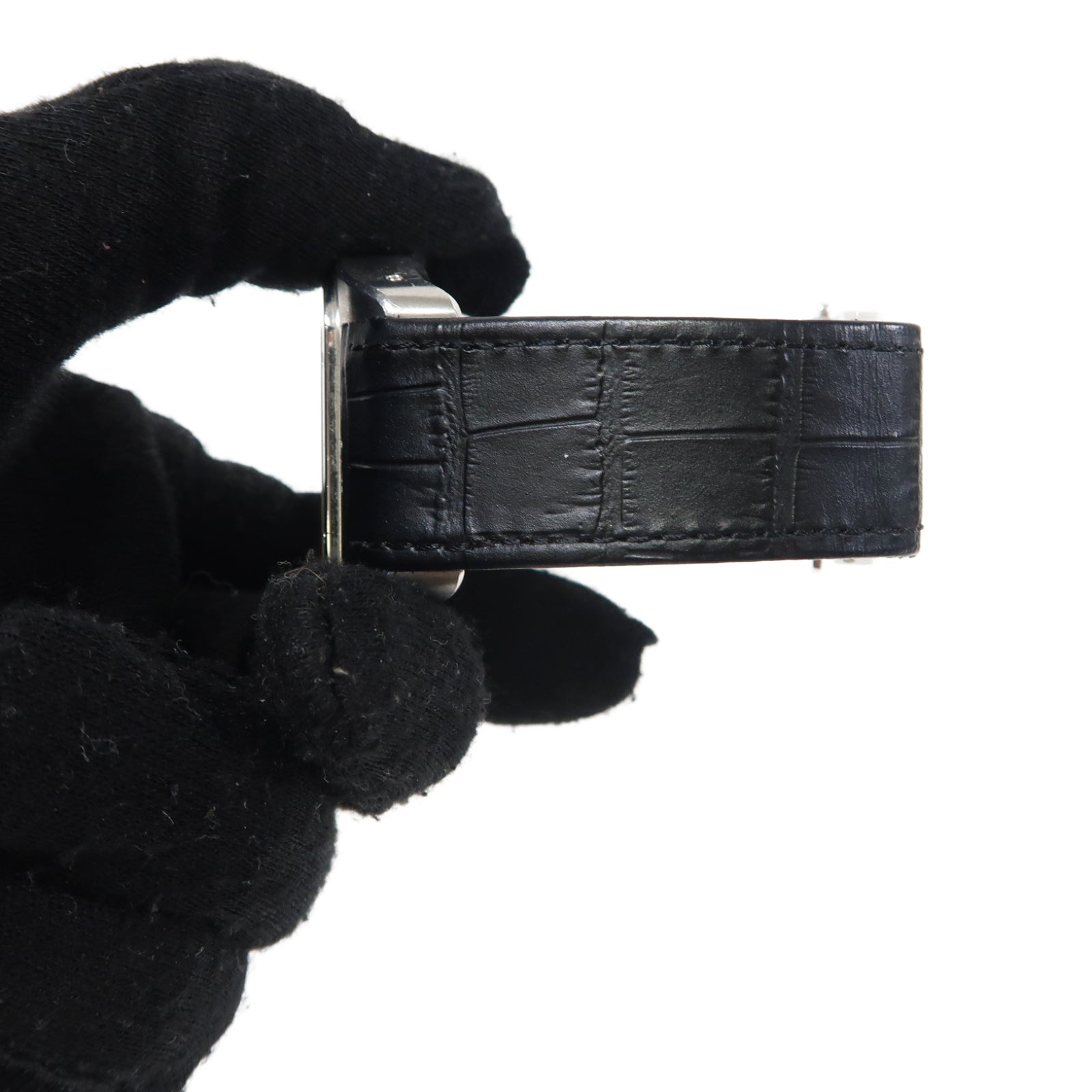 CARTIER Santos 100不鏽鋼手錶自動機芯銀色