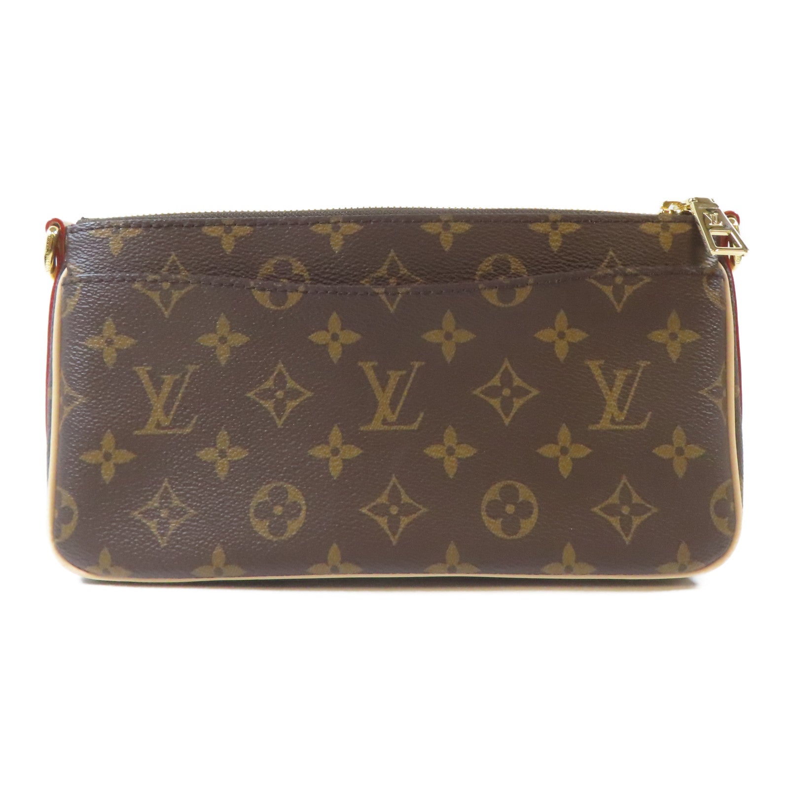 LOUIS VUITTON Monogram Vivacite金扣手挽肩背兩用袋啡色