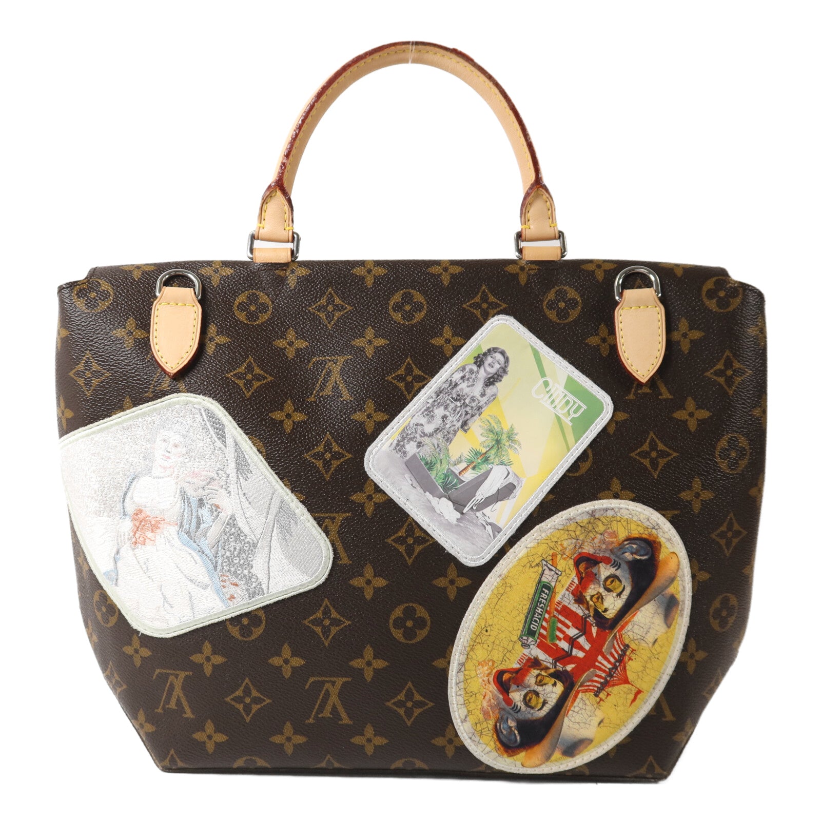 LOUIS VUITTON Monogram Cindy Sherman Camera Messenger手挽肩背兩用袋
