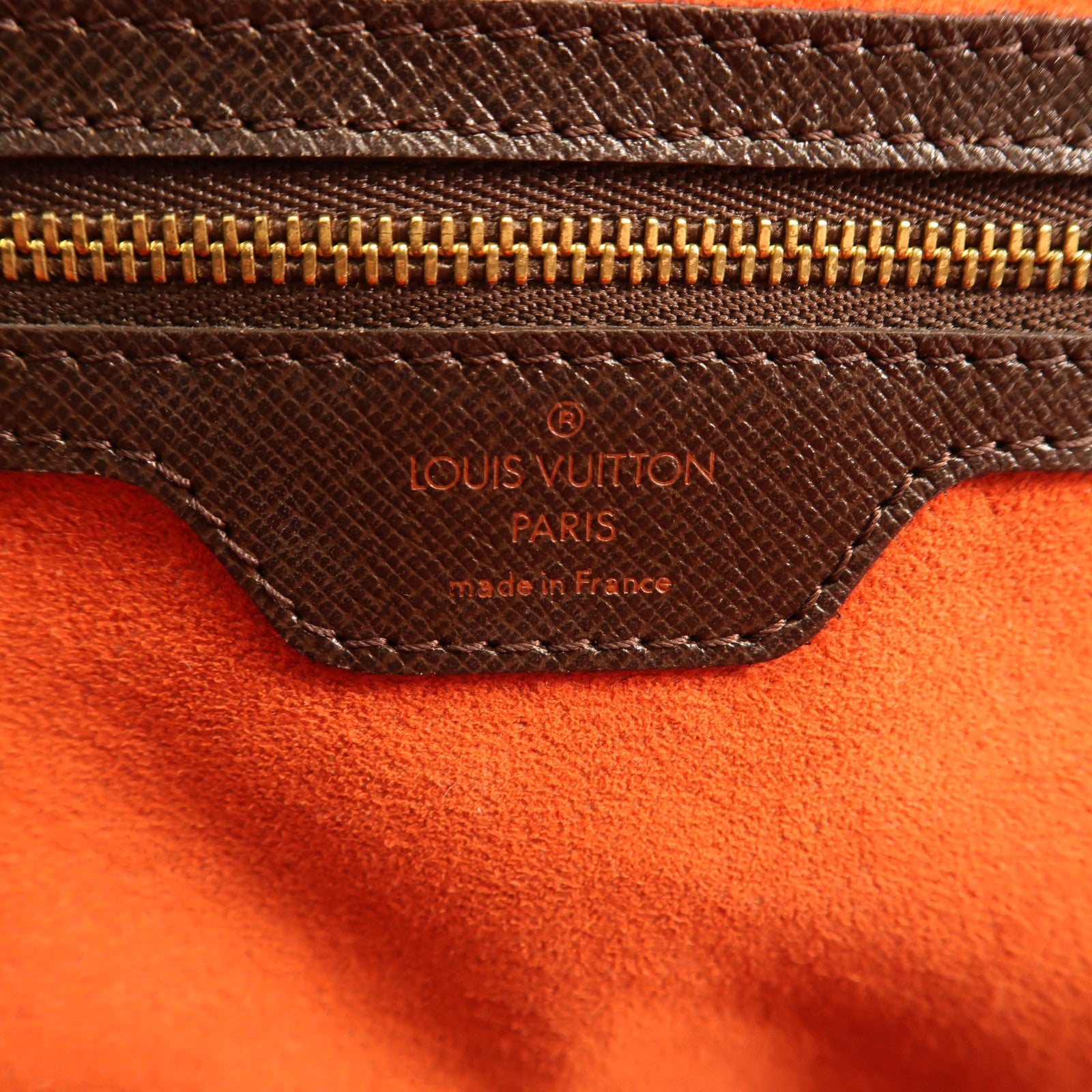 LOUIS VUITTON Damier Brera金扣手挽袋