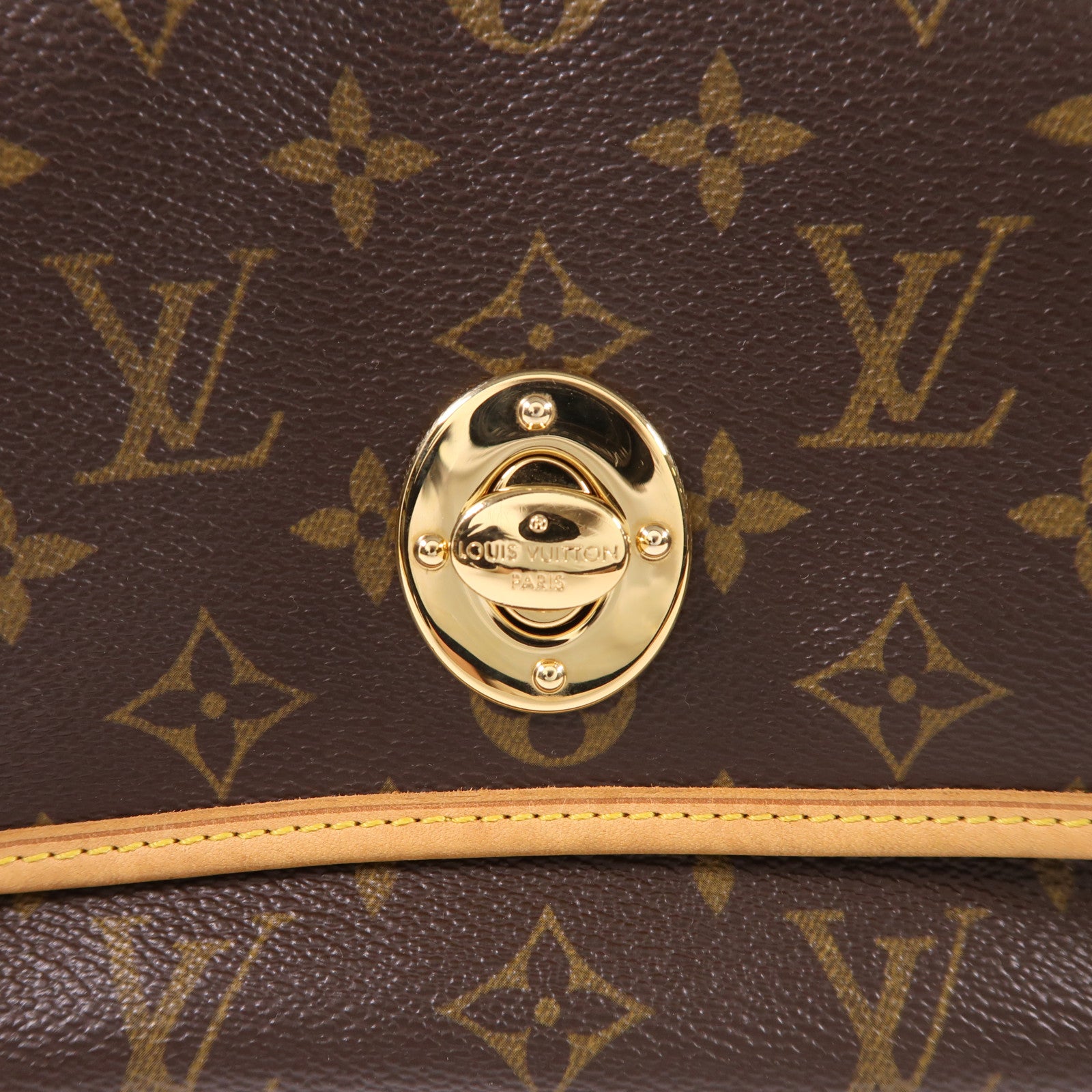 LOUIS VUITTON Monogram Tikal PM金扣肩背袋