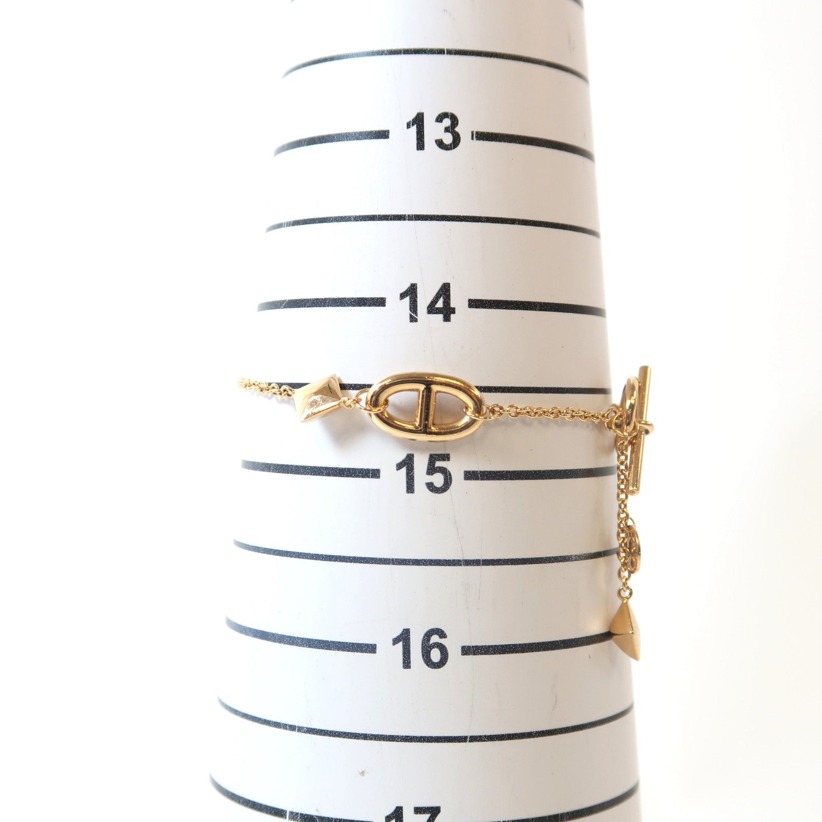 HERMES 18K玫瑰金Ronde Multi Bracelet手鏈金色