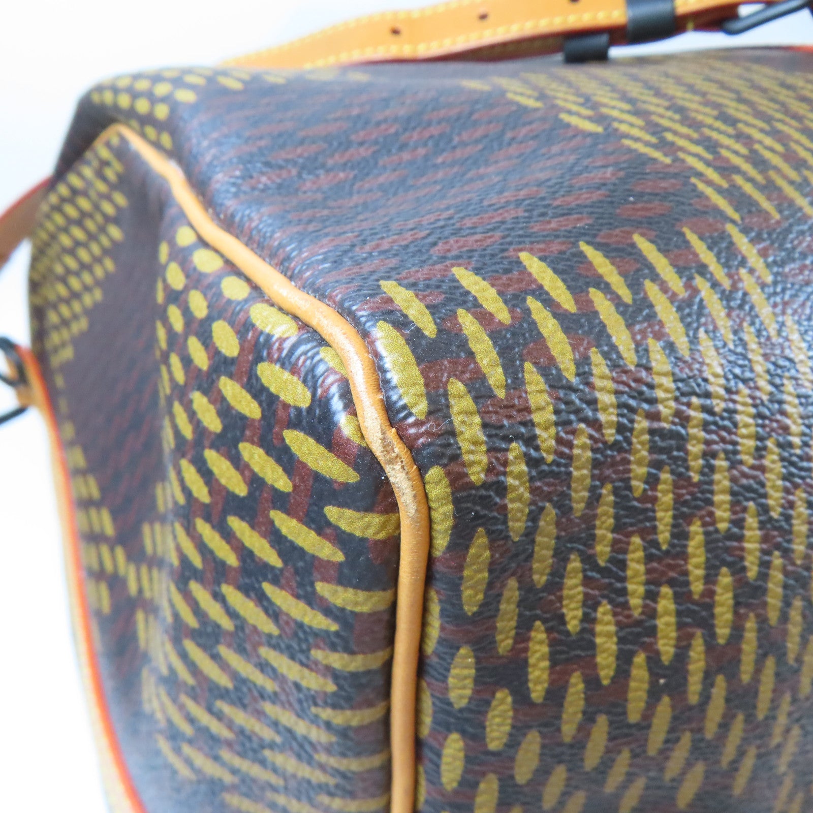 LOUIS VUITTON Monogram Keepall 50黑扣/銀扣手挽袋啡色