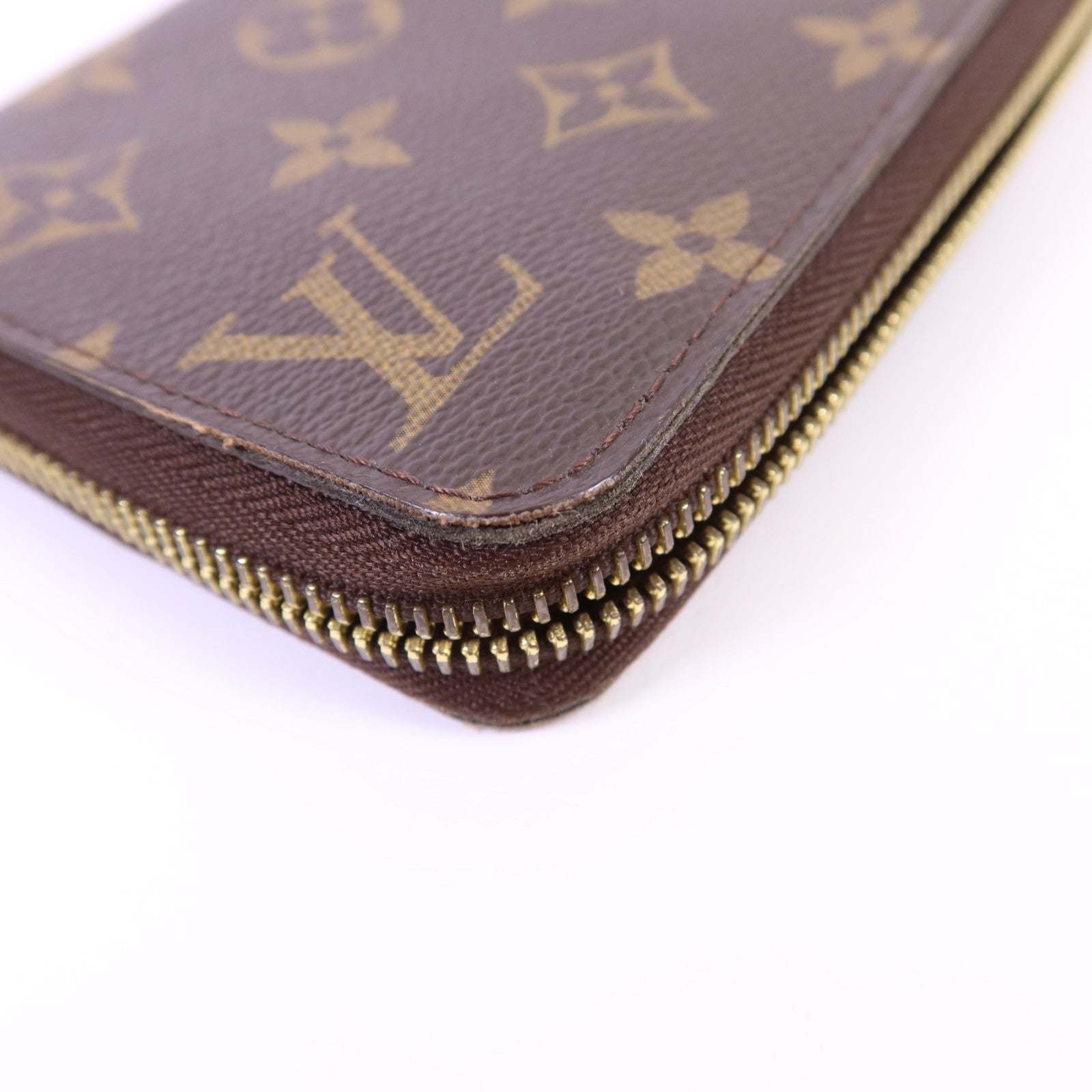 LOUIS VUITTON Monogram Zipper Long Wallet金扣長錢包