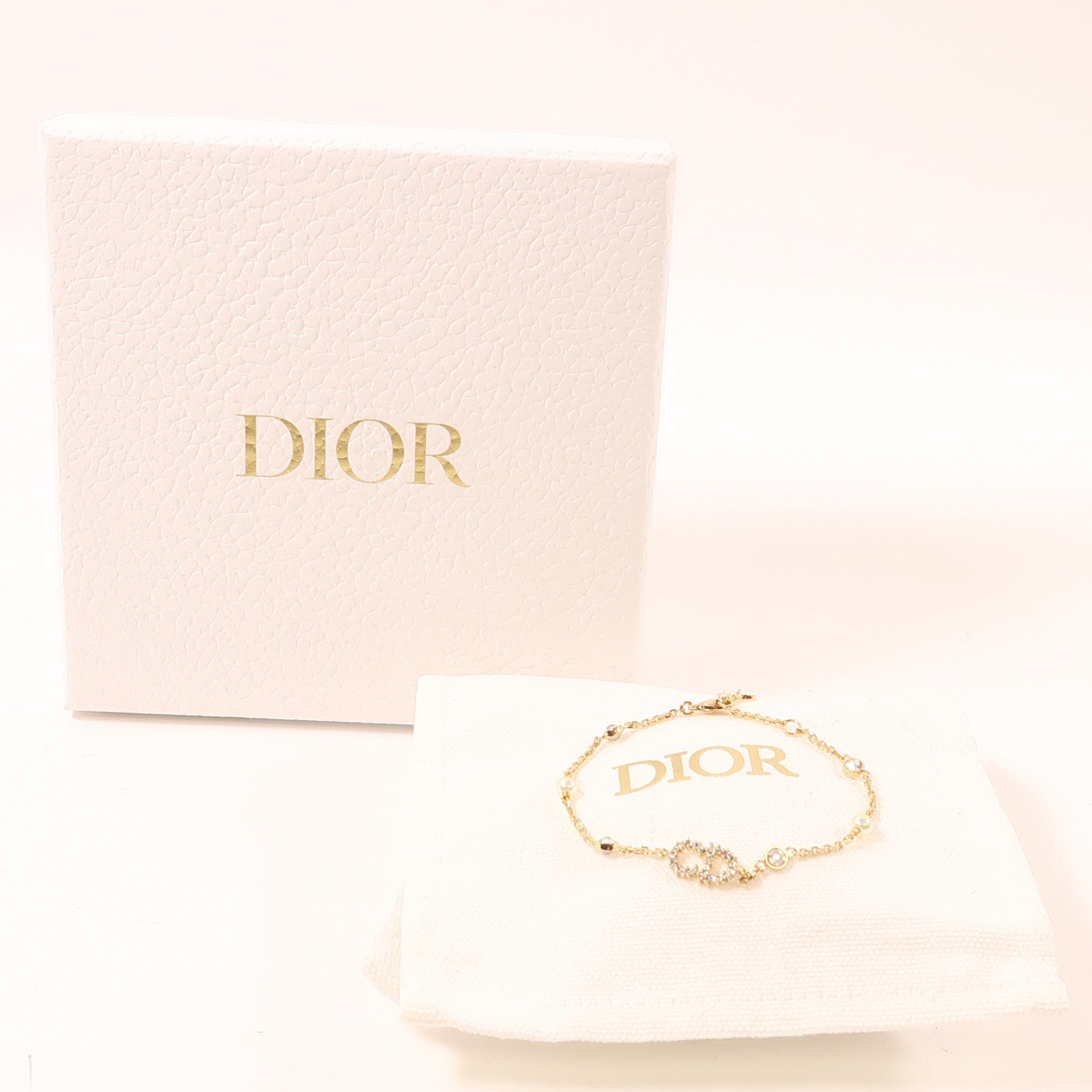 Dior 金屬Clair D Lune Bracelet手鏈金色
