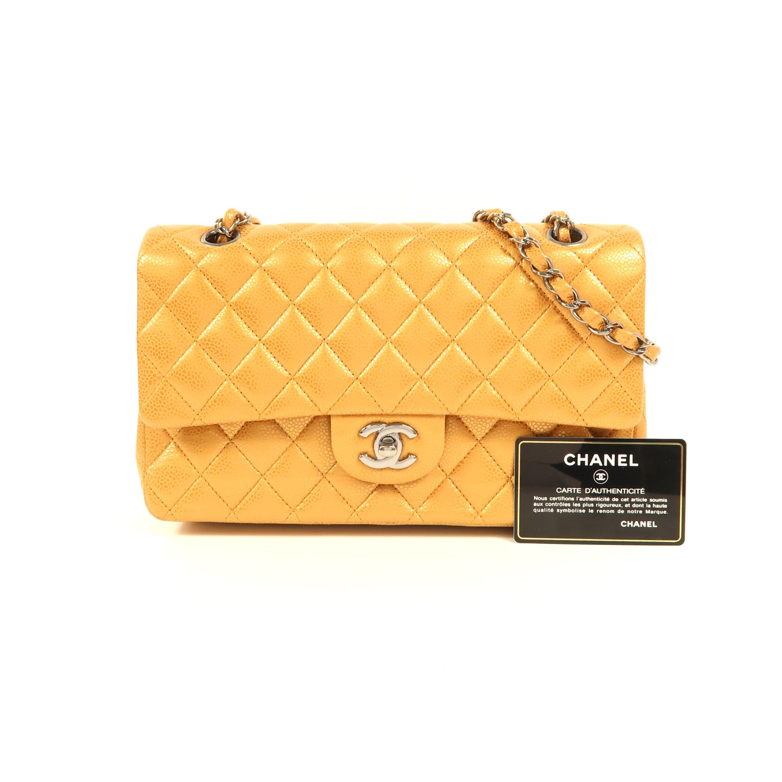 CHANEL 牛皮皮革Classic 25鏈帶肩背袋