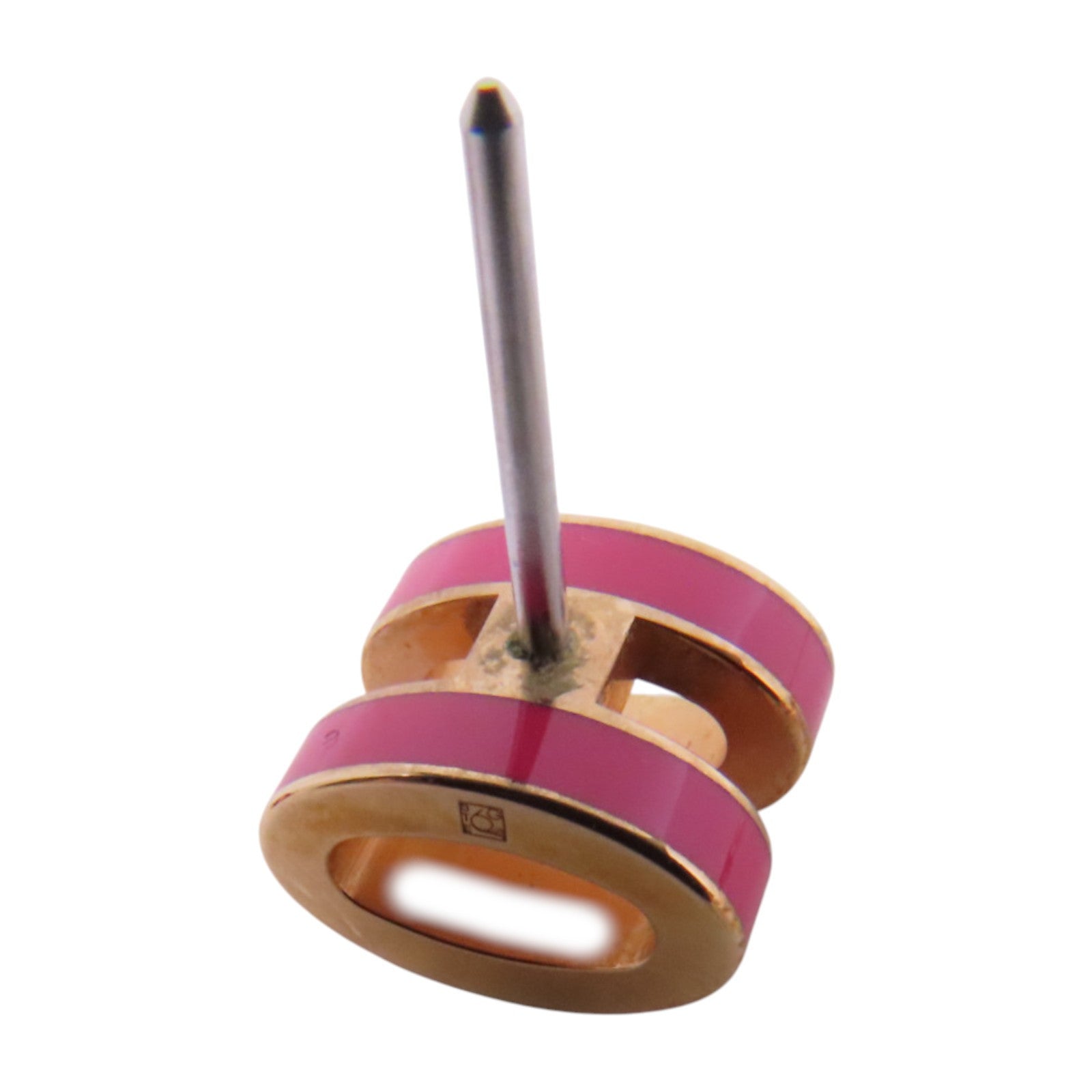 HERMES 金屬/琺瑯Pop H Earrings金扣耳環