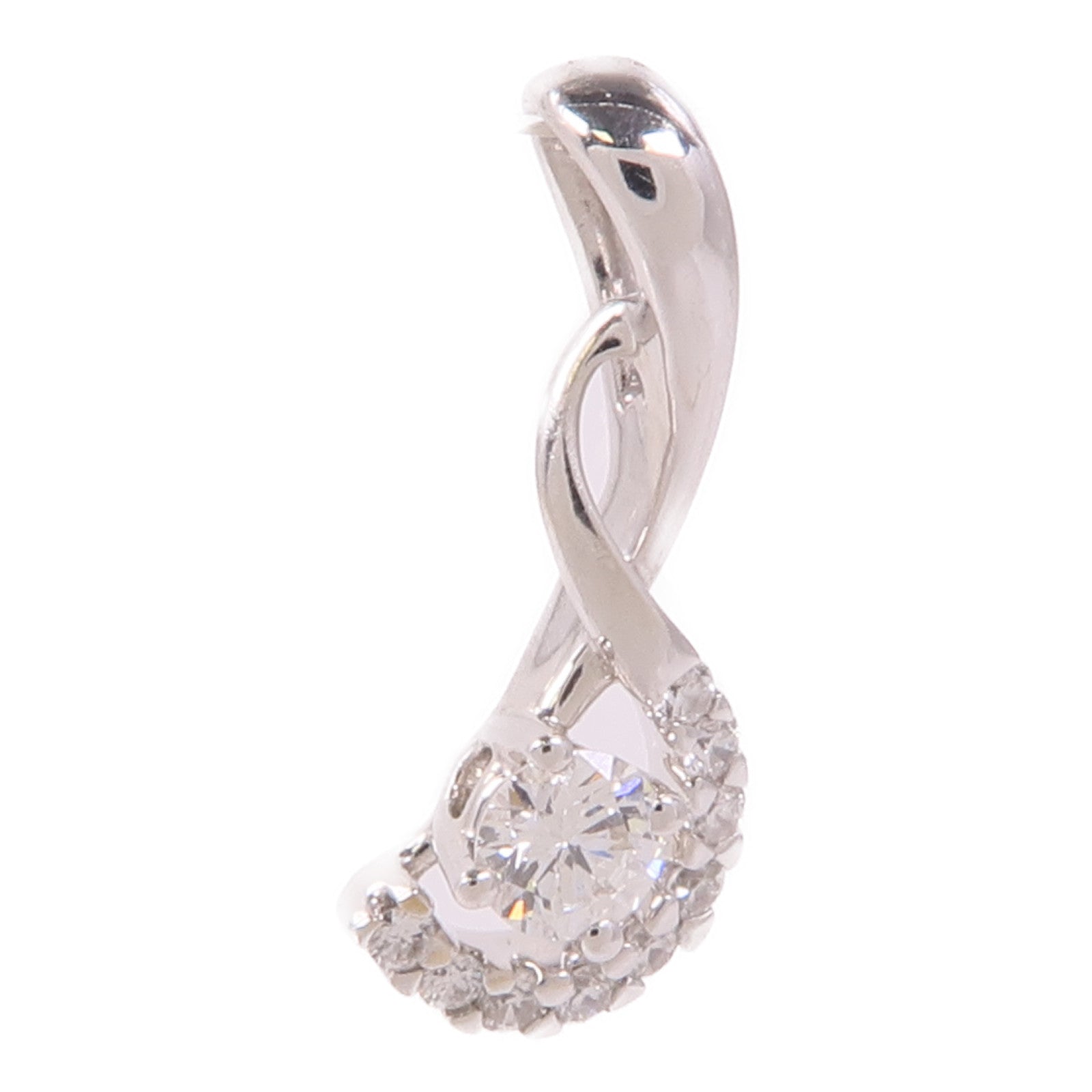 JEWELRY Diamond Pendant Top 18K White Gold