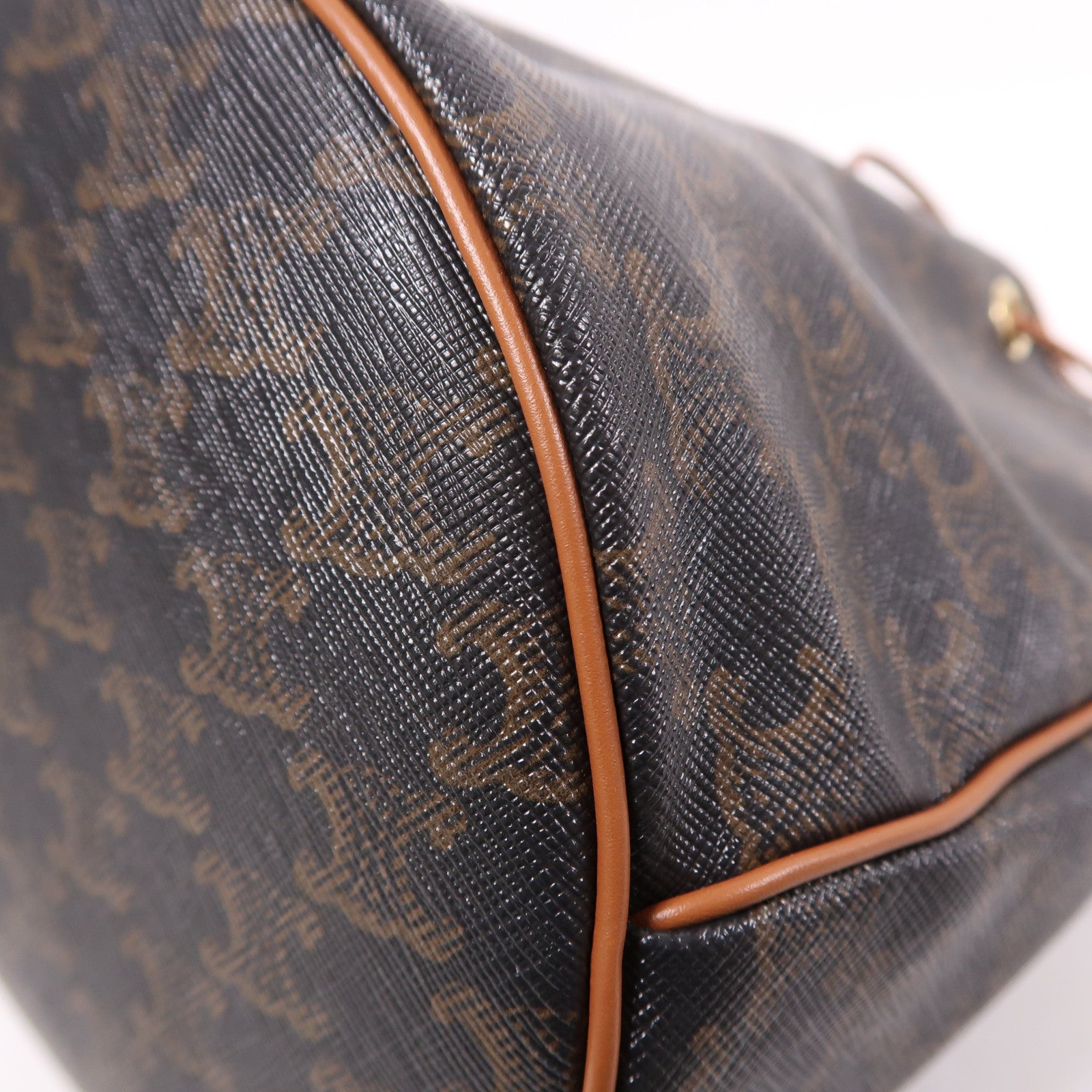 CELINE 塗層帆布Clara Bag金扣手挽肩背兩用袋