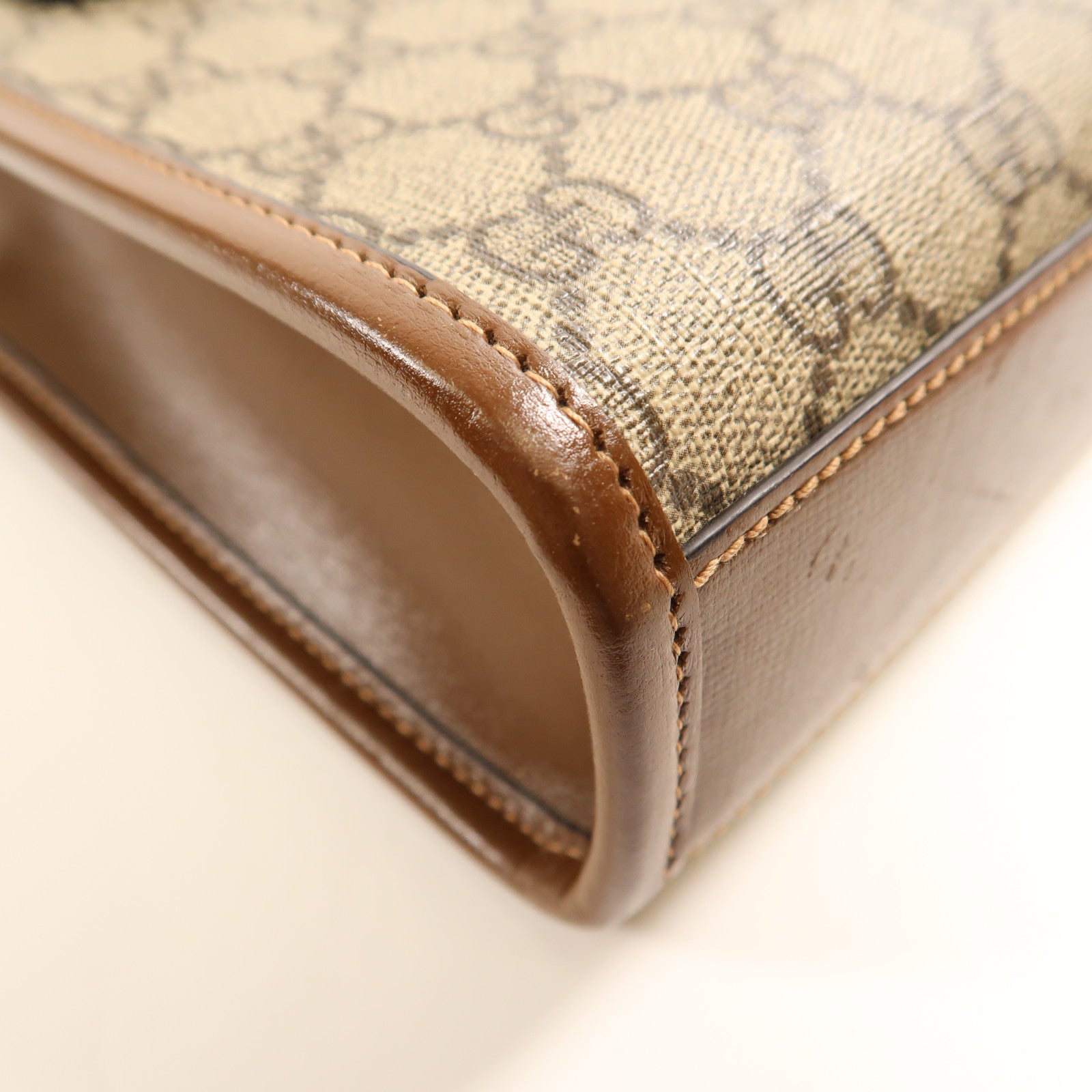 GUCCI 塗層帆布Interlocking G Mini Tote Bag金扣手挽肩背兩用袋